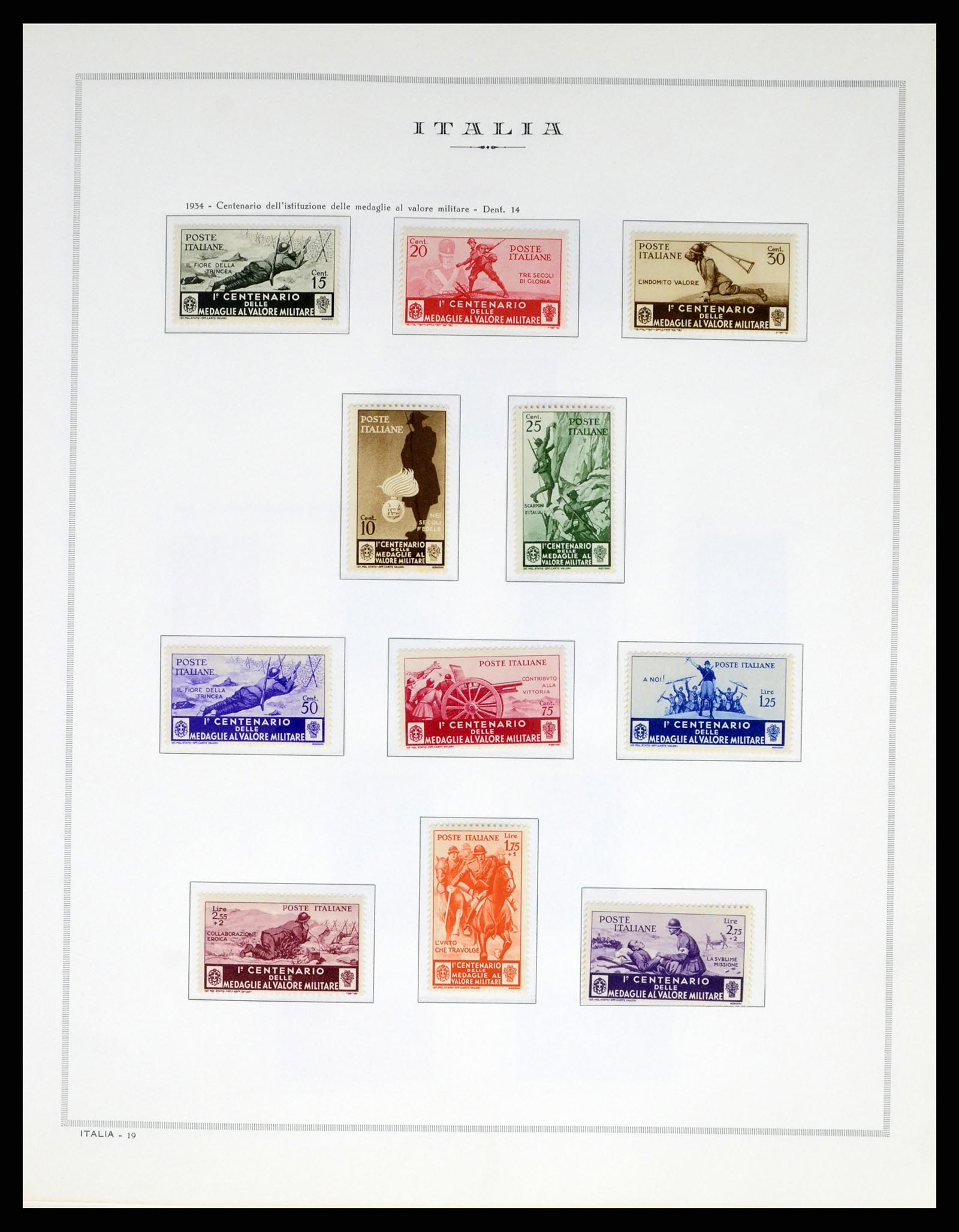 38106 0026 - Postzegelverzameling 38106 Italië 1878-1944.
