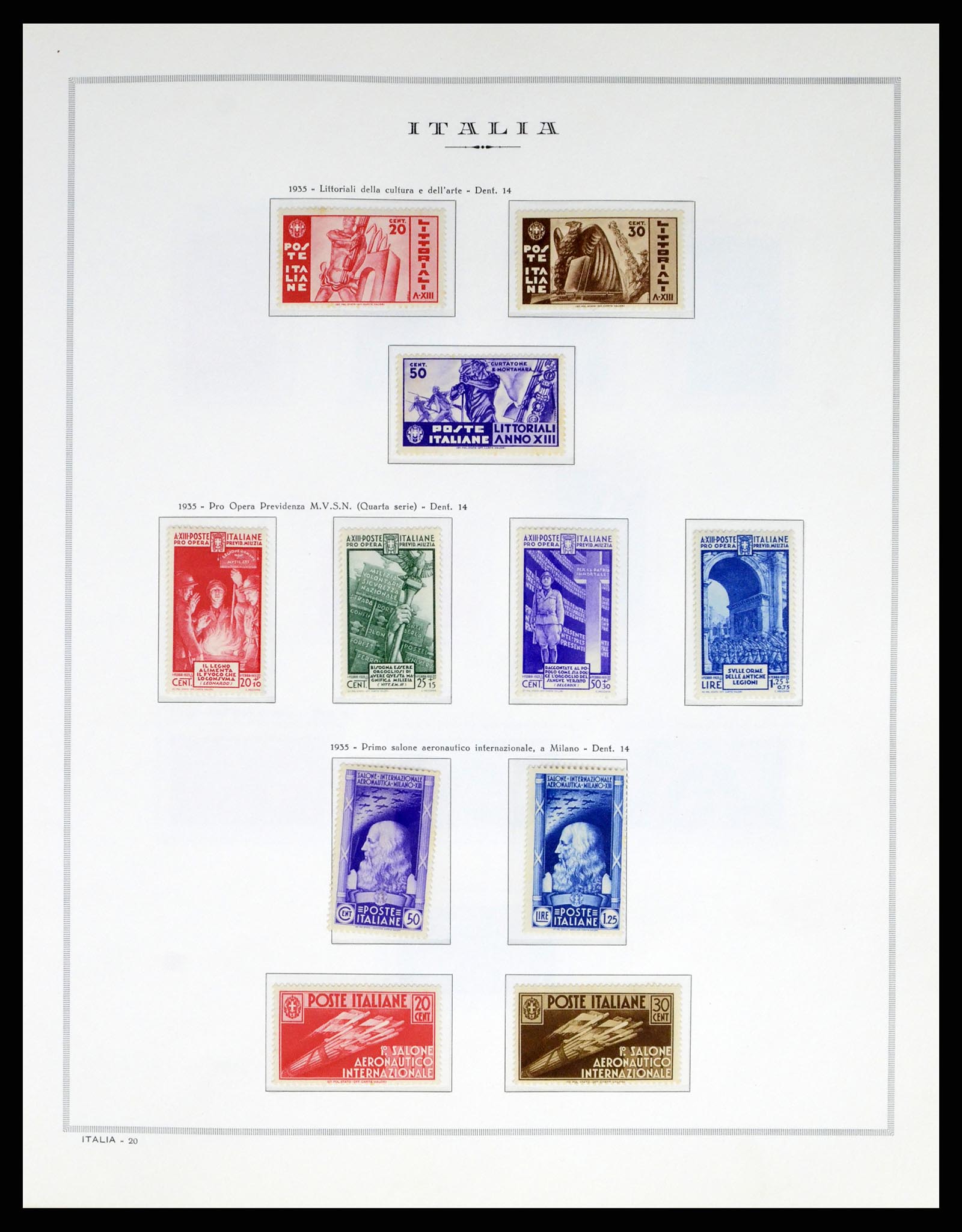 38106 0027 - Postzegelverzameling 38106 Italië 1878-1944.