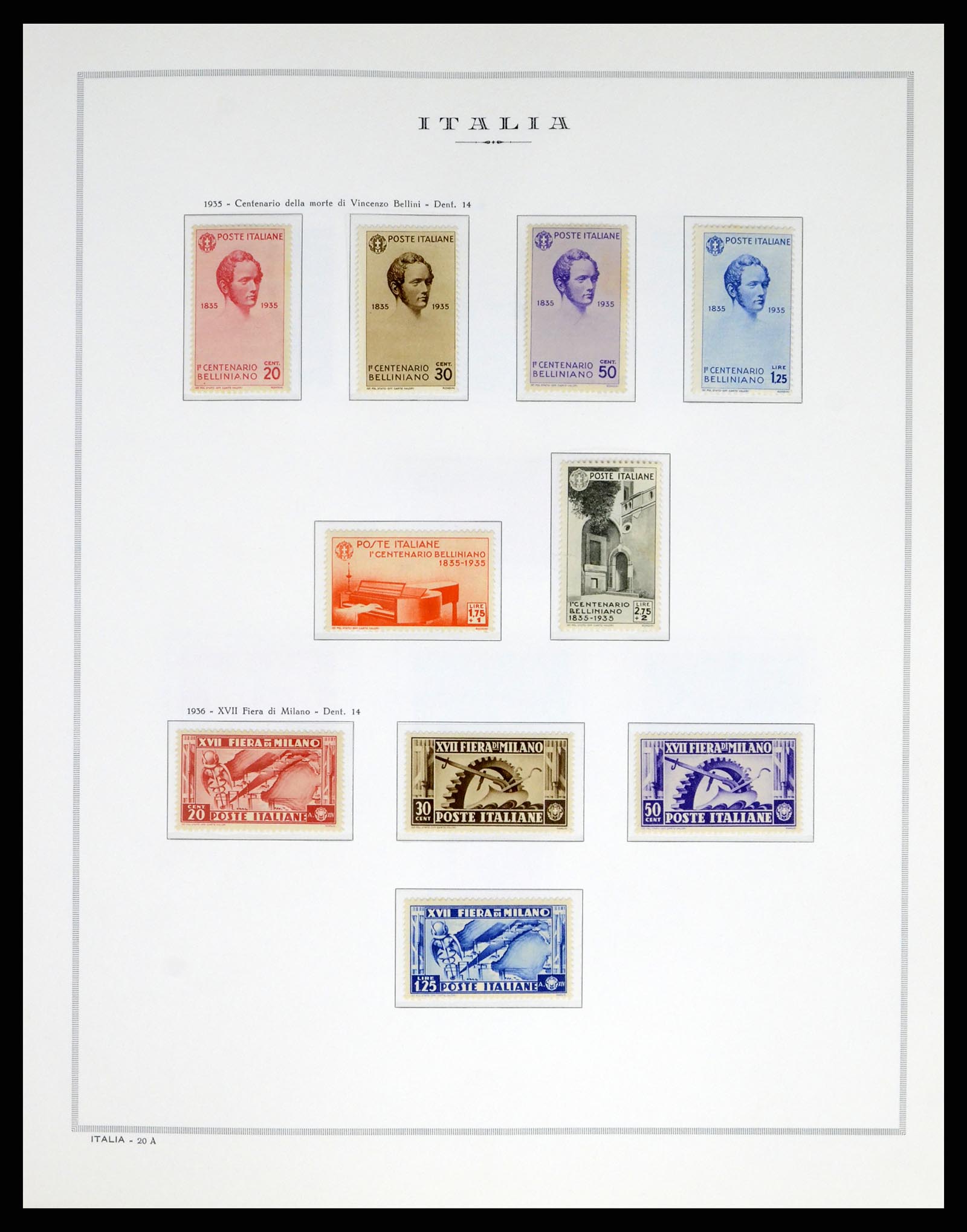 38106 0028 - Postzegelverzameling 38106 Italië 1878-1944.