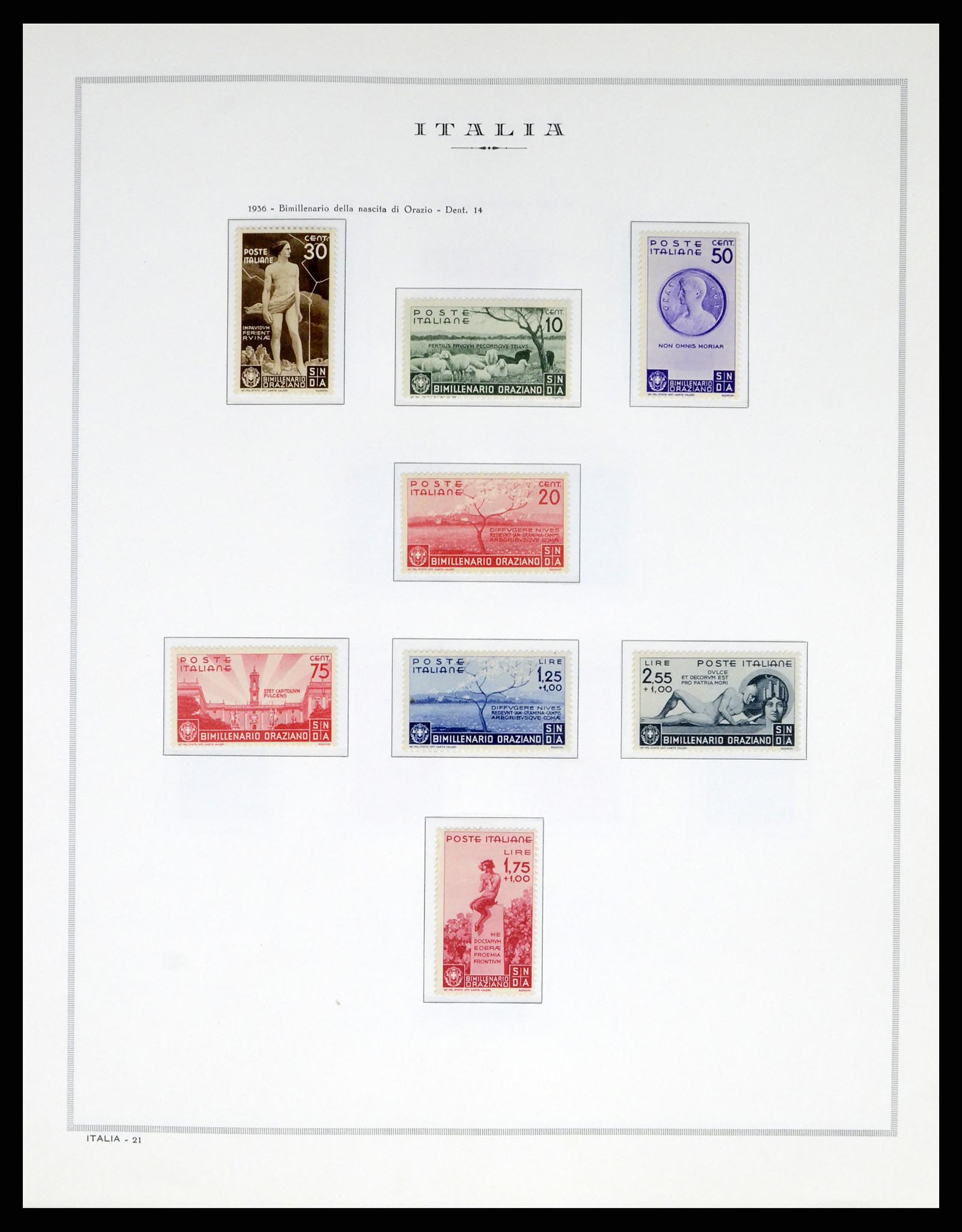 38106 0029 - Postzegelverzameling 38106 Italië 1878-1944.