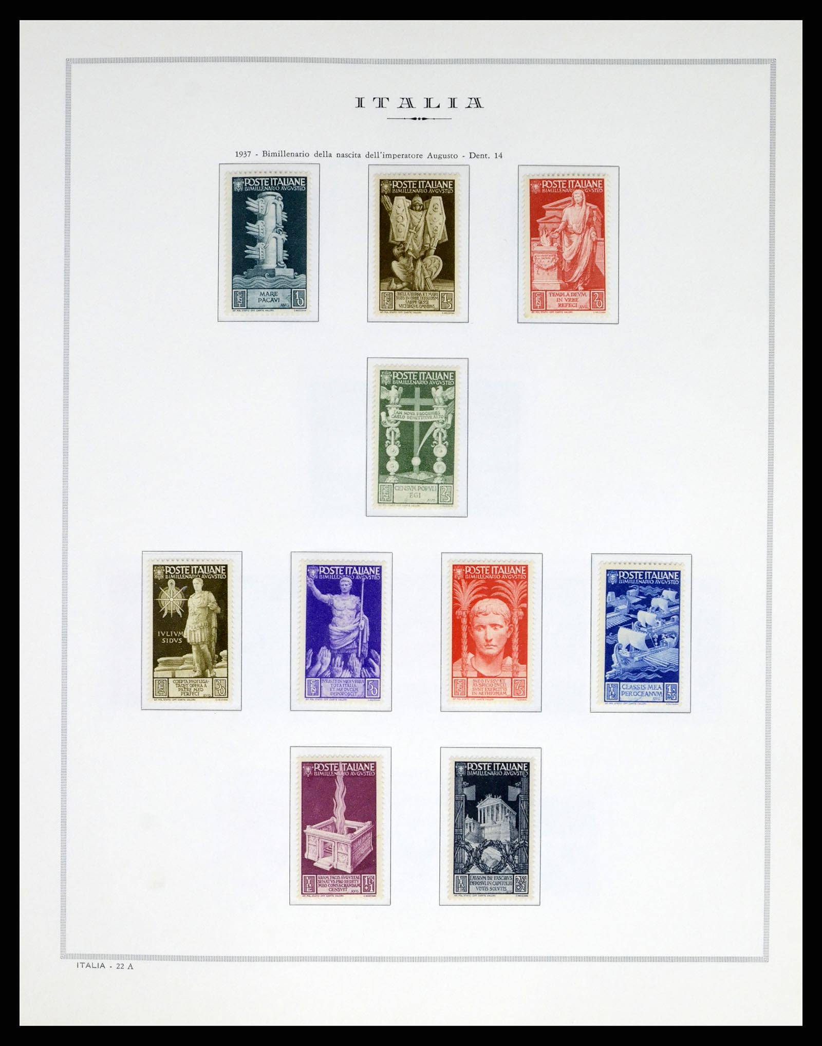 38106 0031 - Postzegelverzameling 38106 Italië 1878-1944.