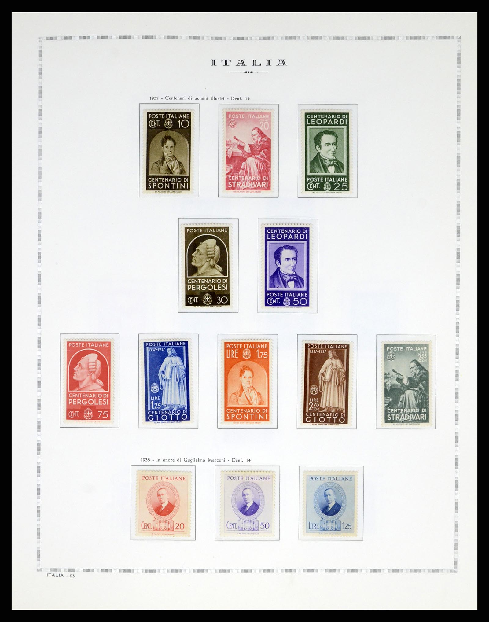 38106 0032 - Postzegelverzameling 38106 Italië 1878-1944.