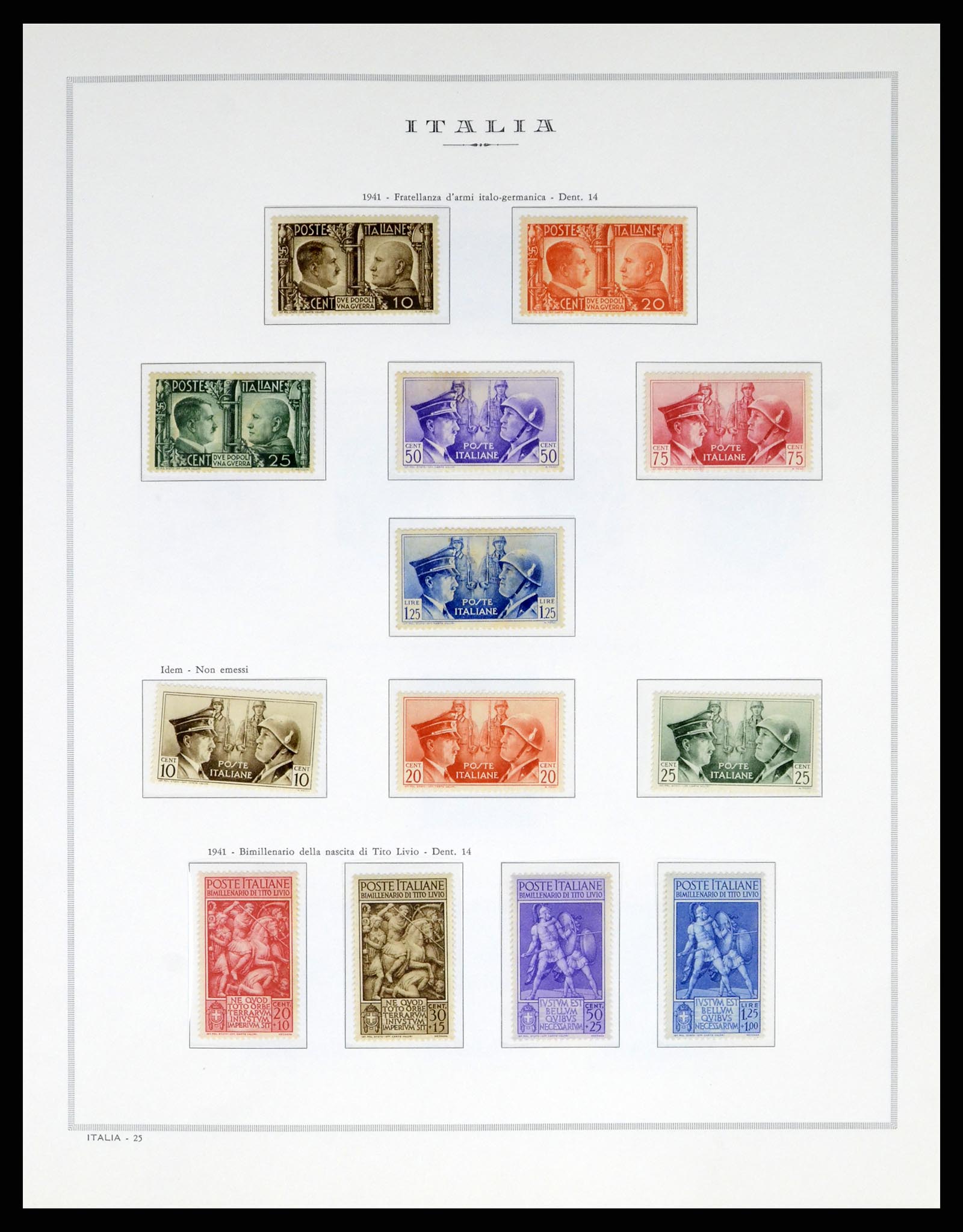 38106 0034 - Postzegelverzameling 38106 Italië 1878-1944.