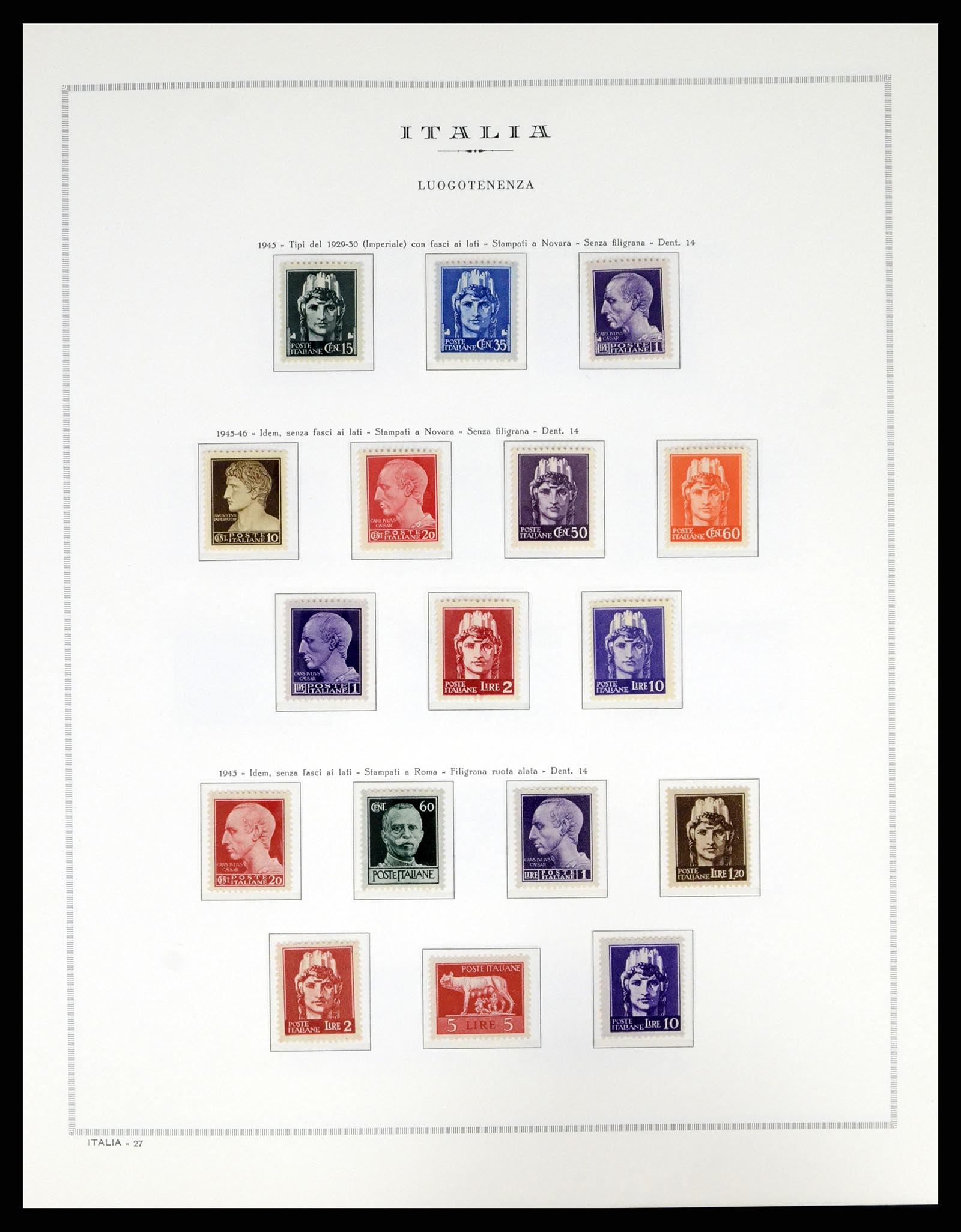 38106 0037 - Stamp collection 38106 Italy 1878-1944.
