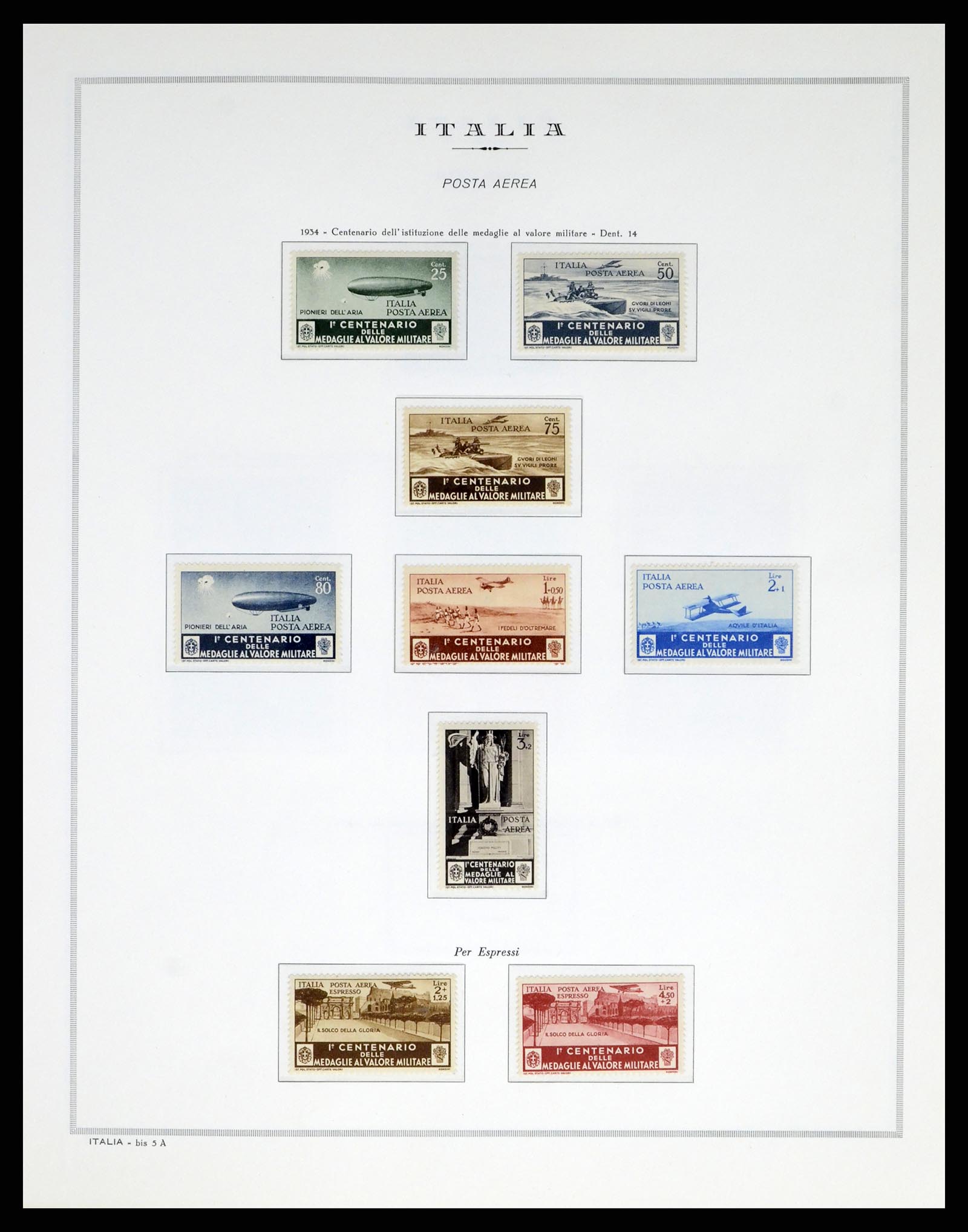 38106 0040 - Postzegelverzameling 38106 Italië 1878-1944.
