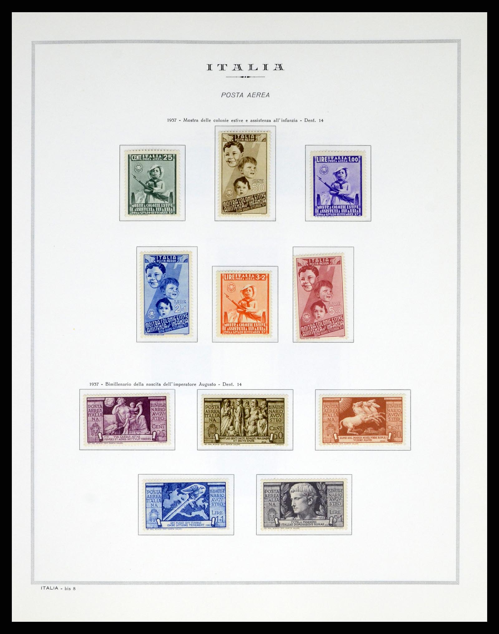 38106 0043 - Postzegelverzameling 38106 Italië 1878-1944.