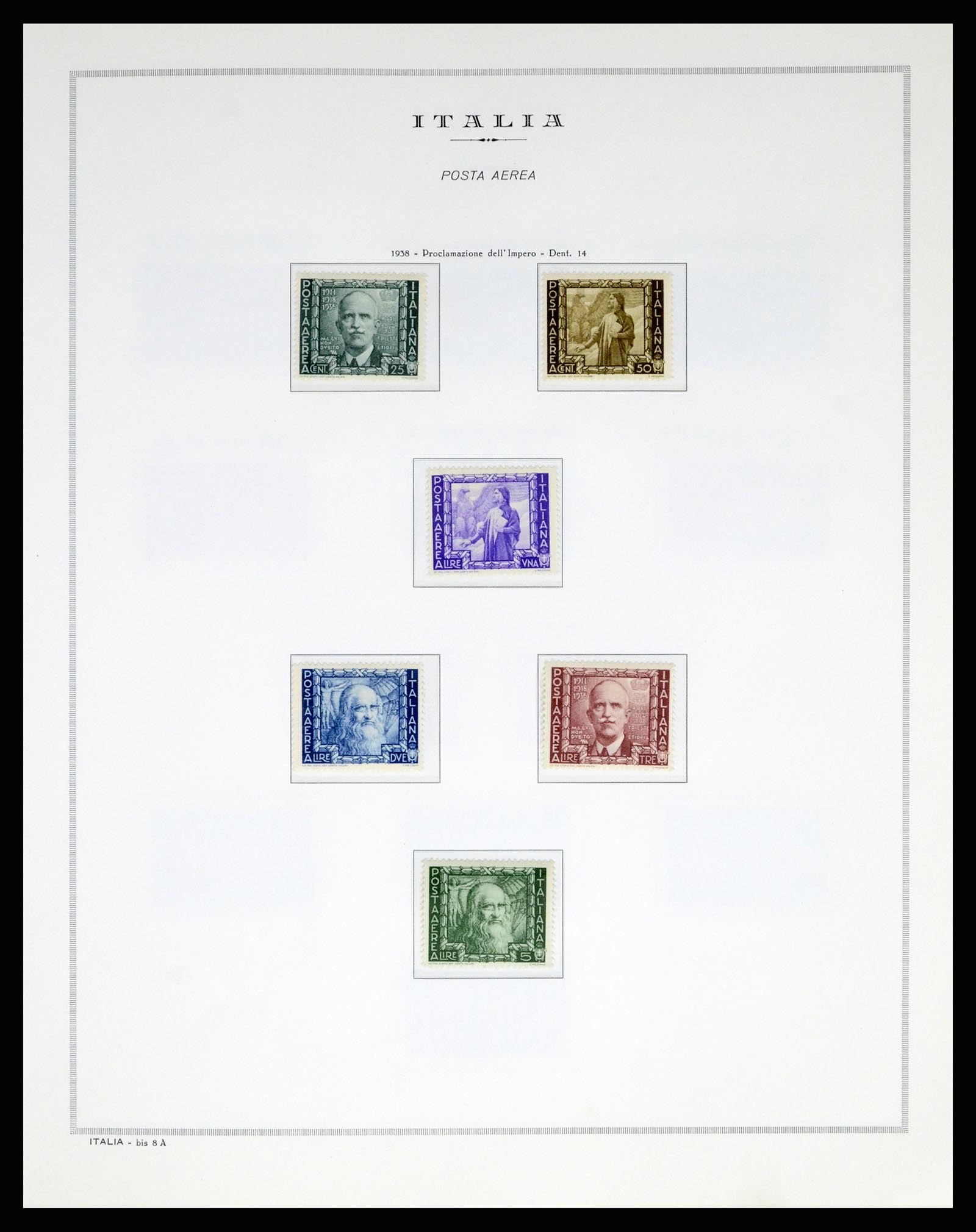 38106 0044 - Postzegelverzameling 38106 Italië 1878-1944.