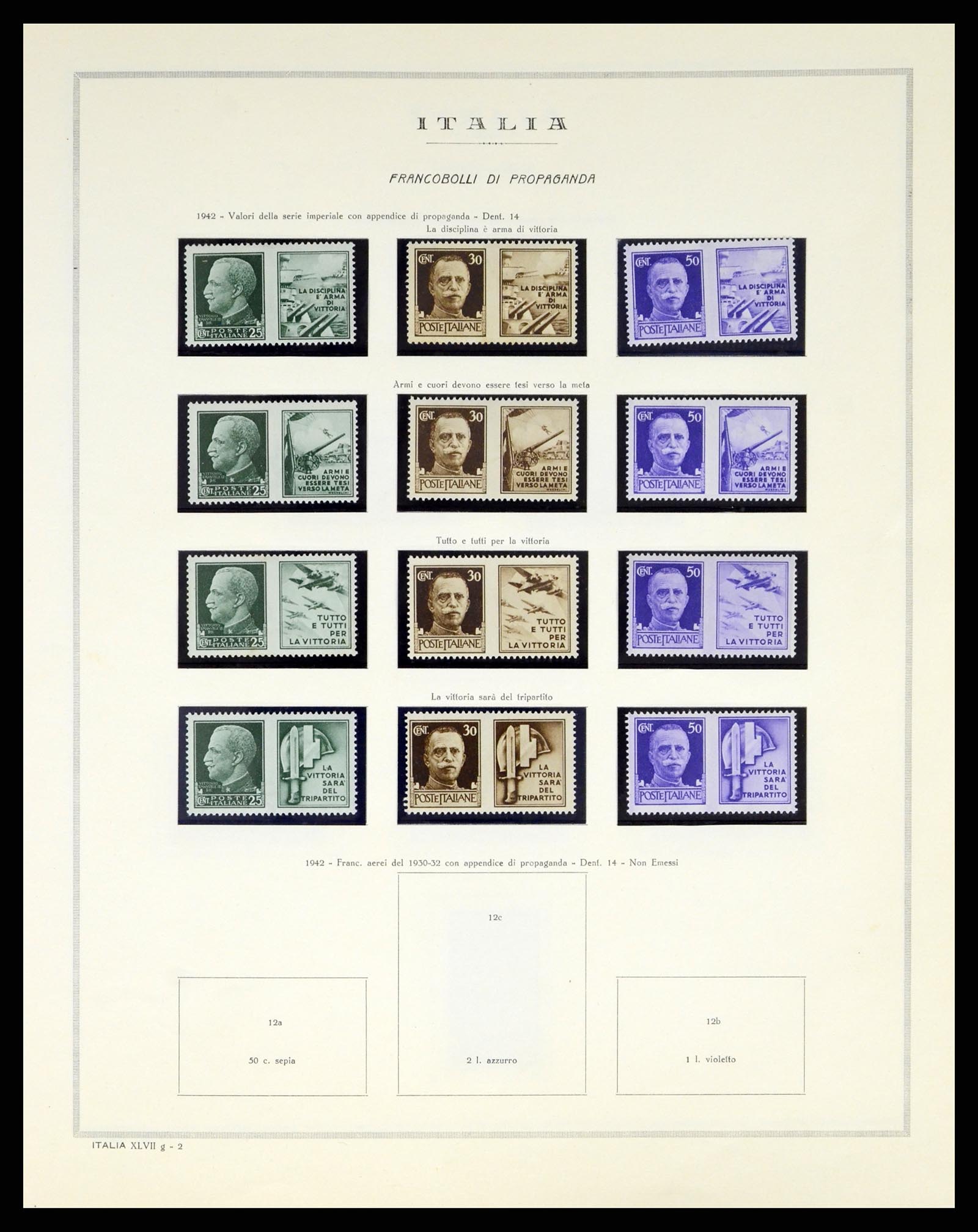 38106 0050 - Postzegelverzameling 38106 Italië 1878-1944.