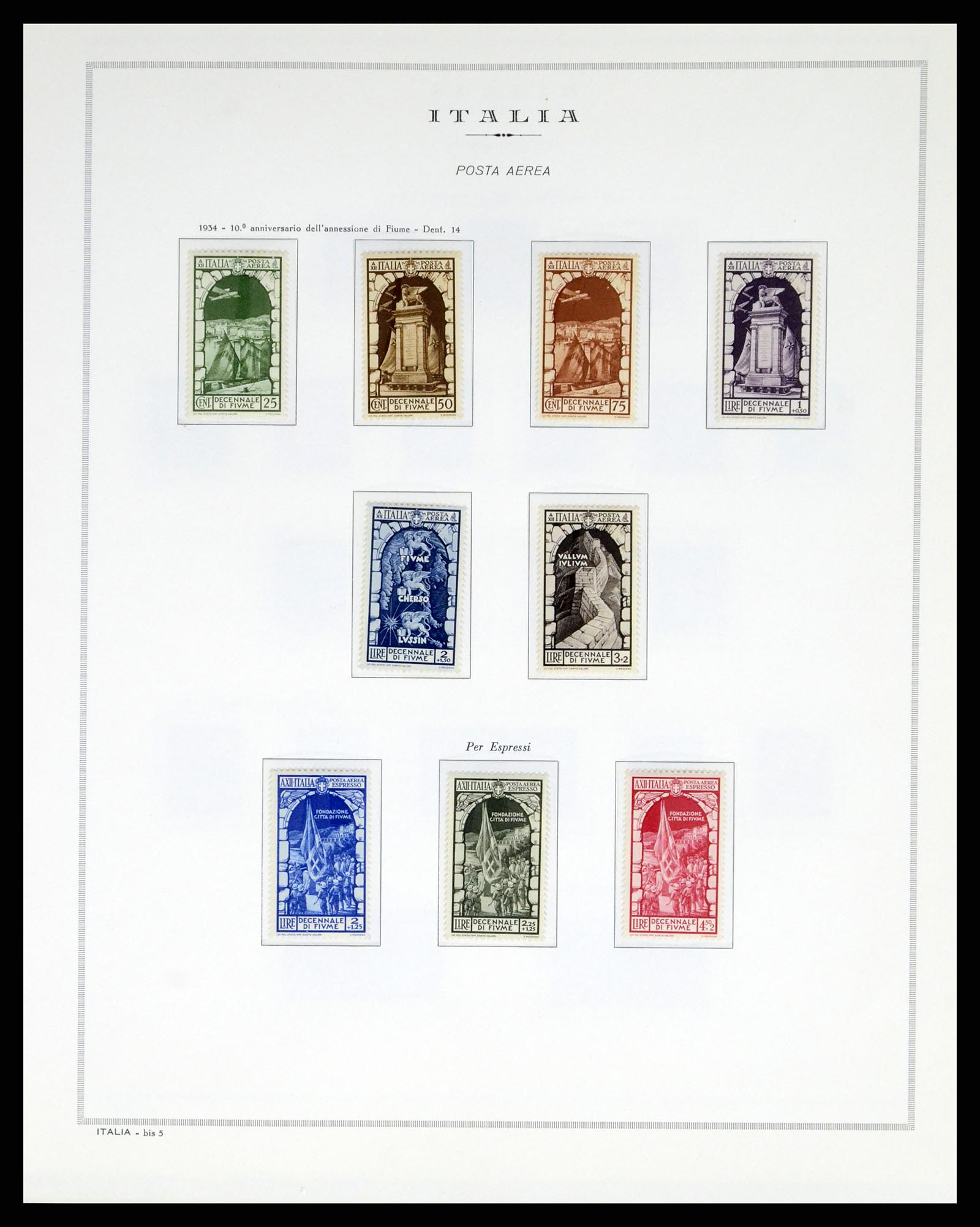 38106 0055 - Postzegelverzameling 38106 Italië 1878-1944.