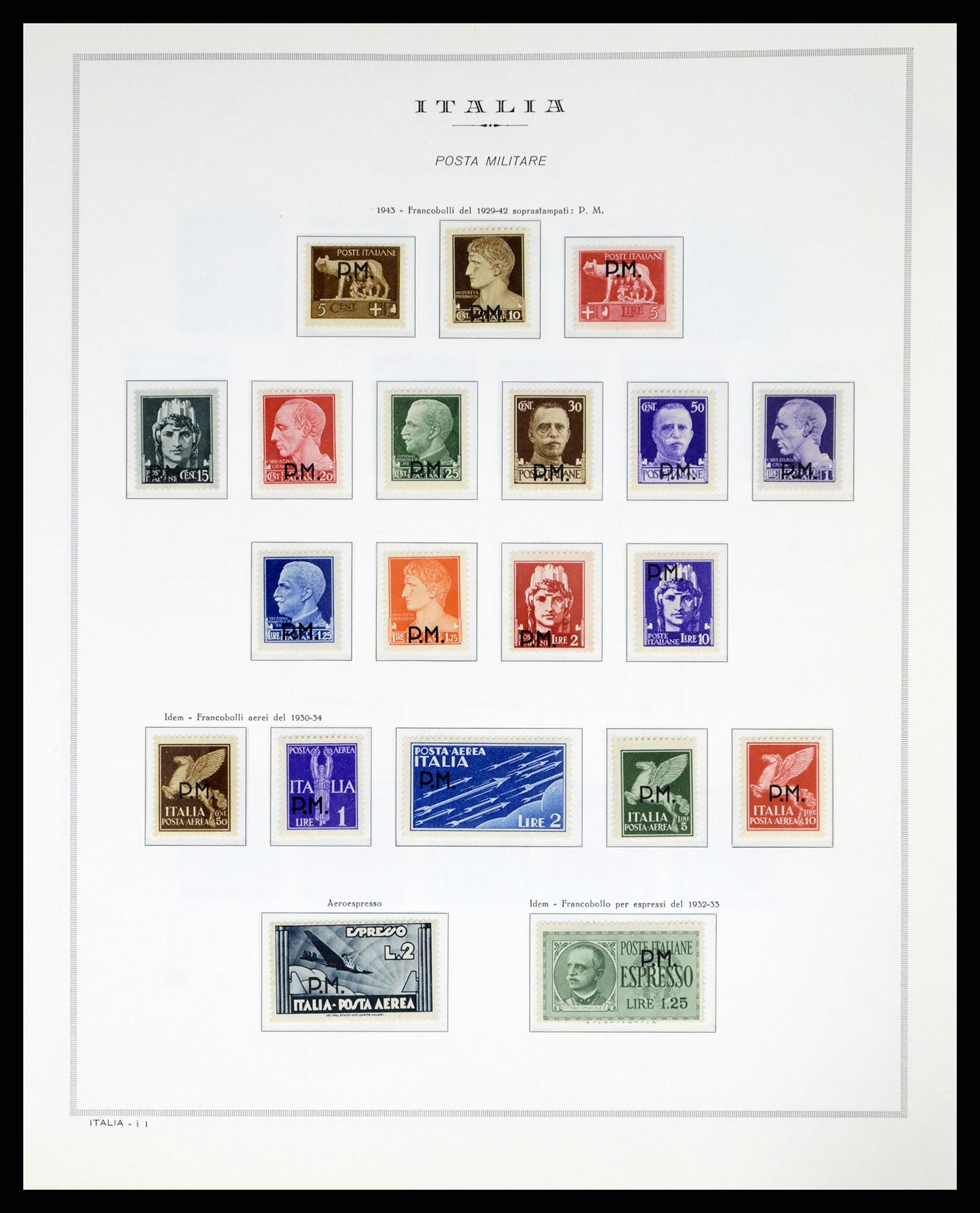 38106 0056 - Postzegelverzameling 38106 Italië 1878-1944.