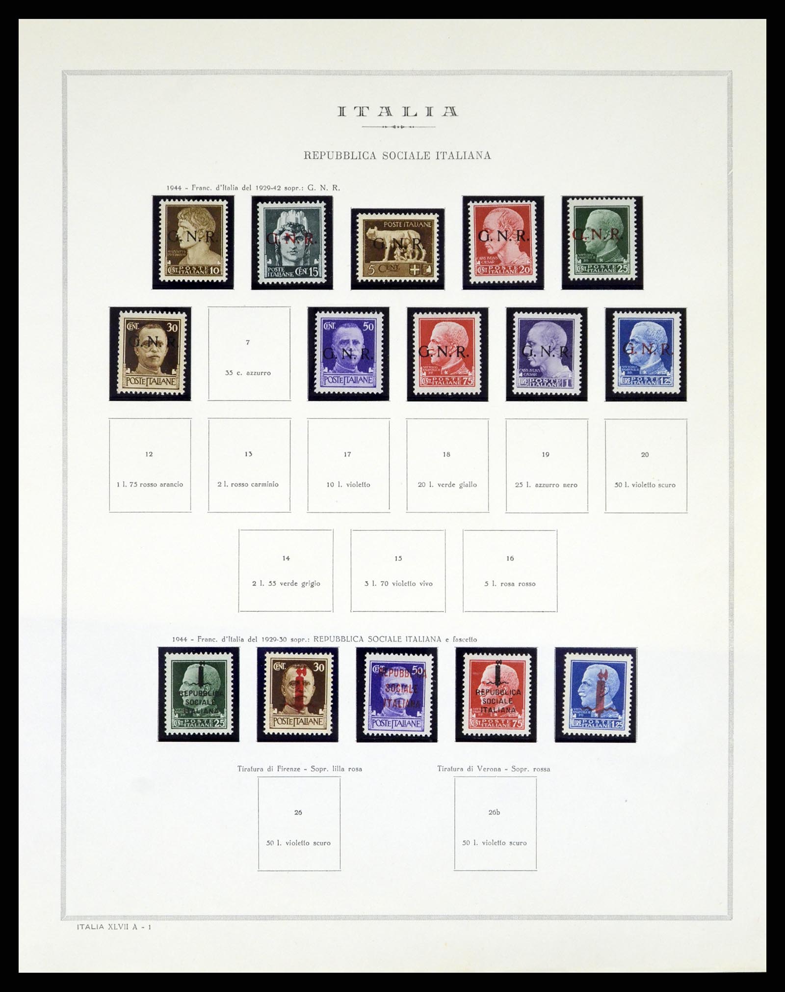 38106 0057 - Postzegelverzameling 38106 Italië 1878-1944.
