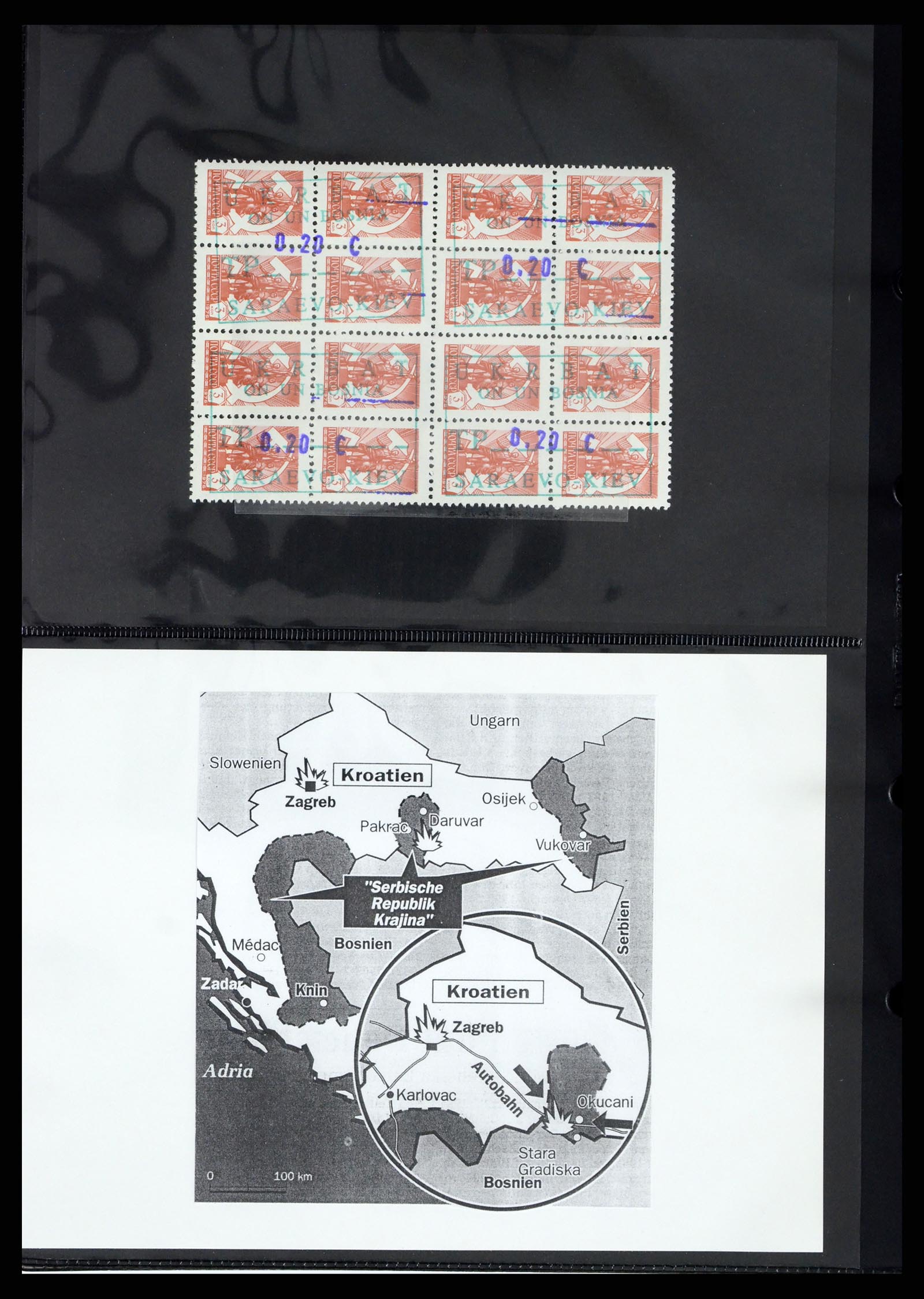 38113 0013 - Postzegelverzameling 38113 Oost Europa 1992-1996.