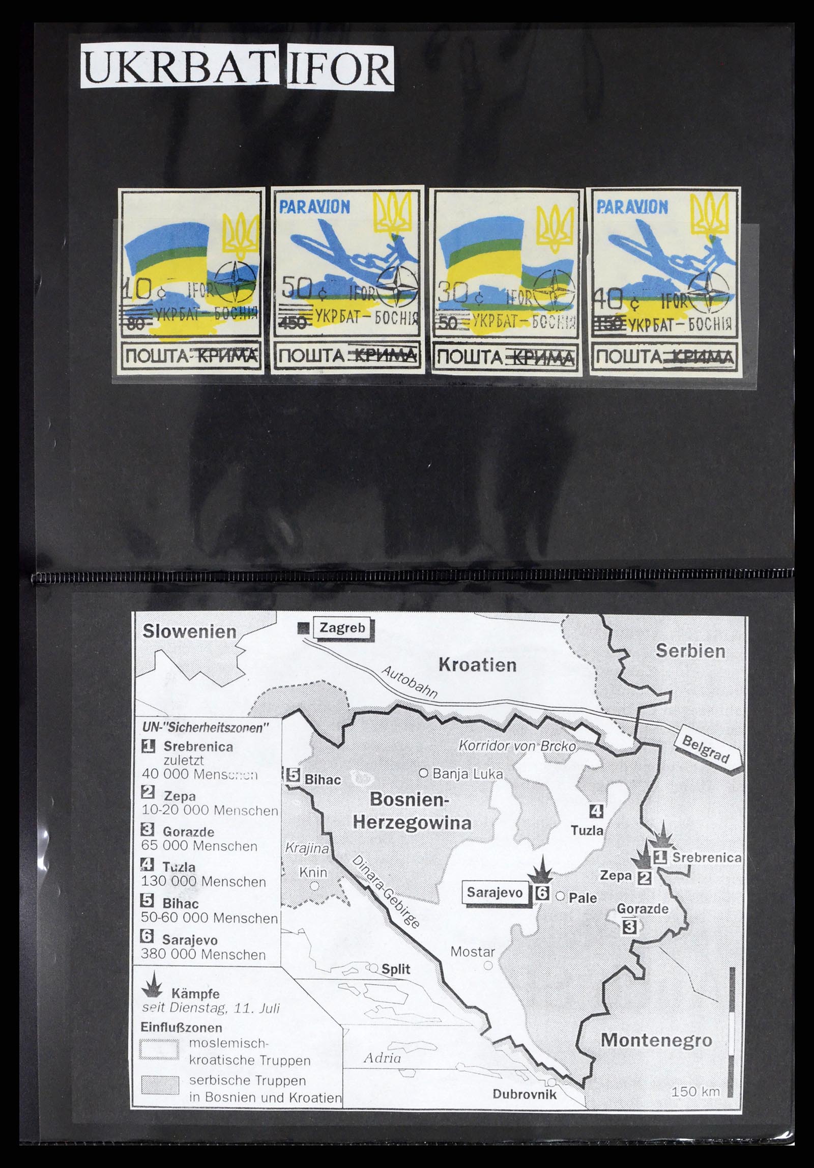 38113 0024 - Postzegelverzameling 38113 Oost Europa 1992-1996.