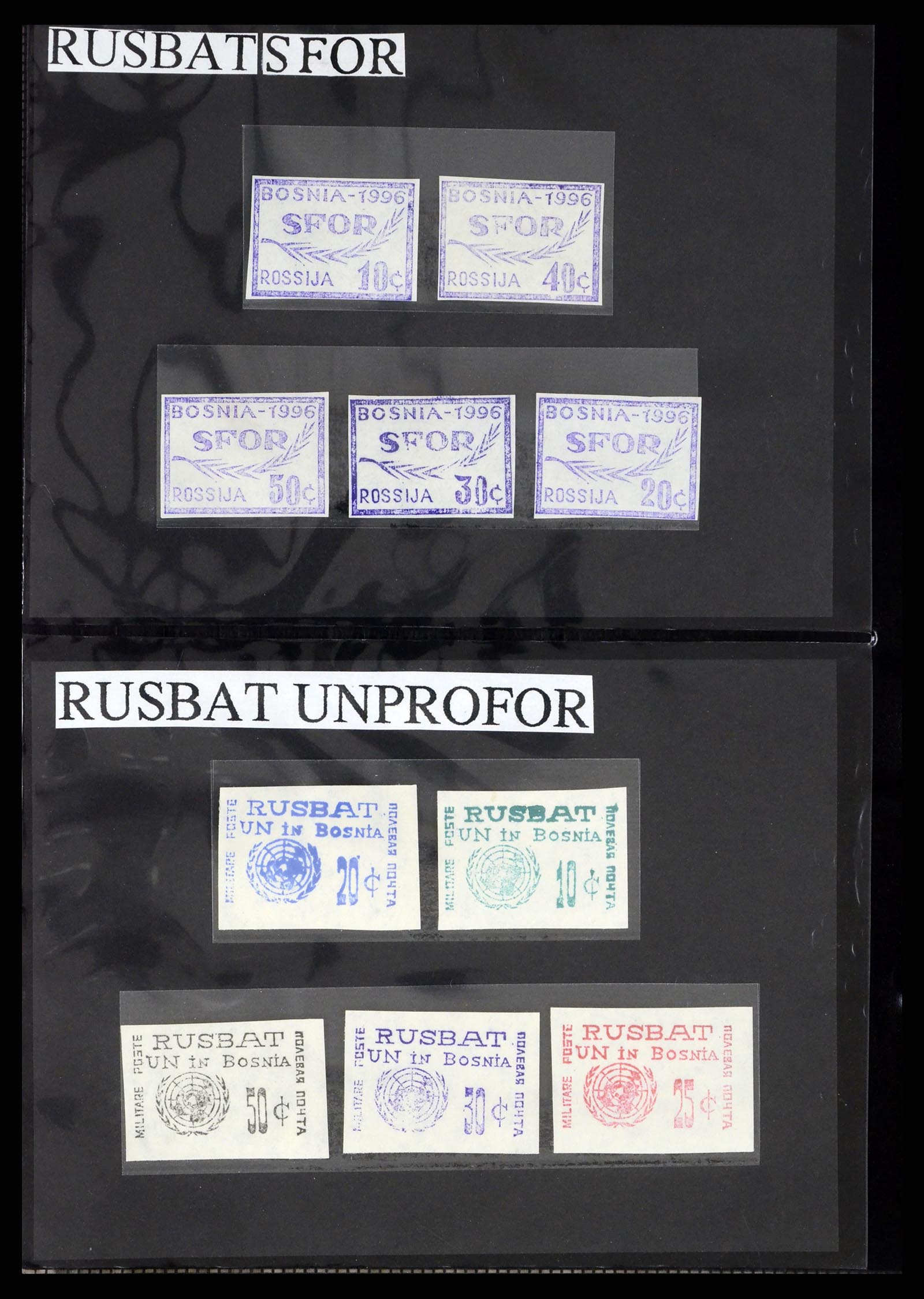 38113 0025 - Postzegelverzameling 38113 Oost Europa 1992-1996.