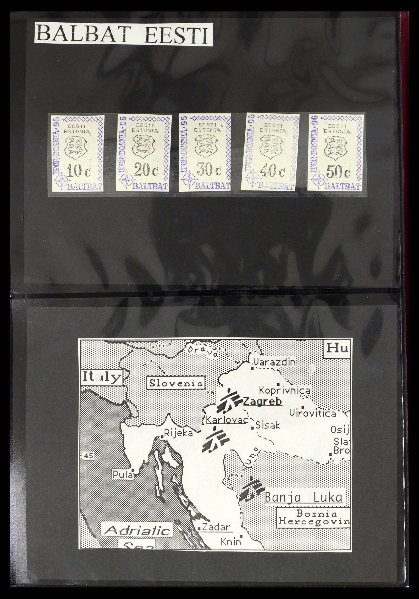 38113 0030 - Postzegelverzameling 38113 Oost Europa 1992-1996.