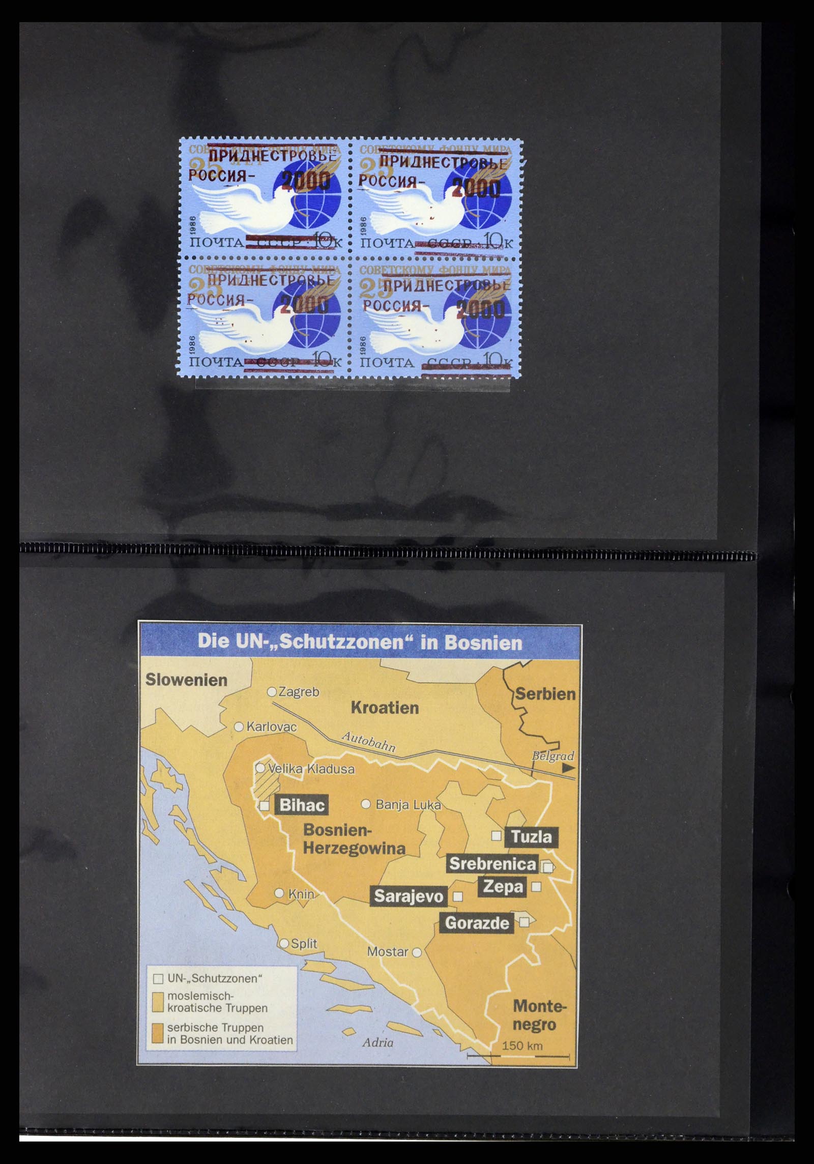 38113 0033 - Postzegelverzameling 38113 Oost Europa 1992-1996.