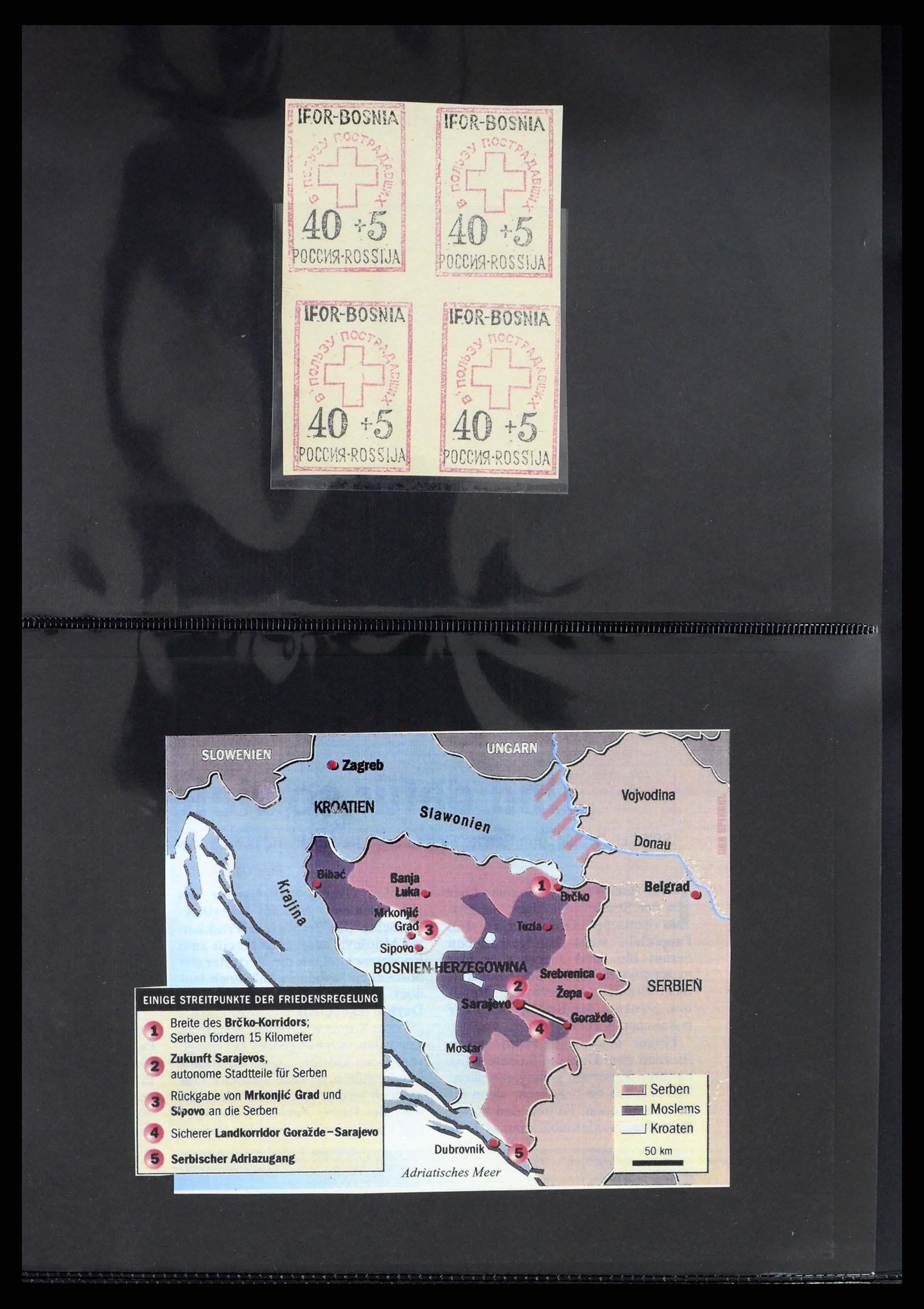 38113 0061 - Postzegelverzameling 38113 Oost Europa 1992-1996.