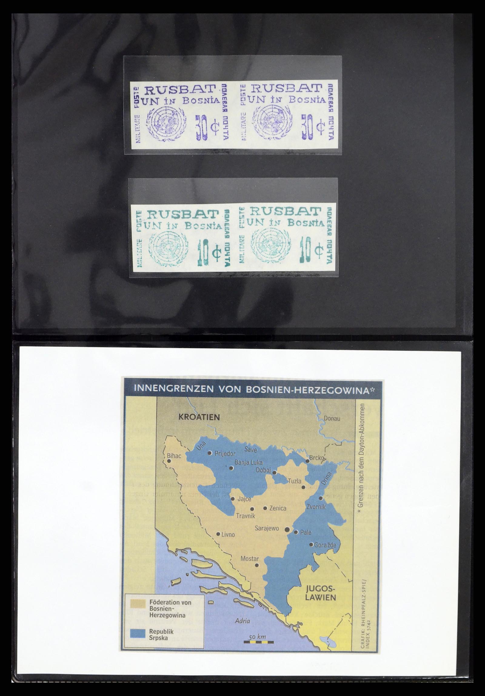 38113 0067 - Postzegelverzameling 38113 Oost Europa 1992-1996.