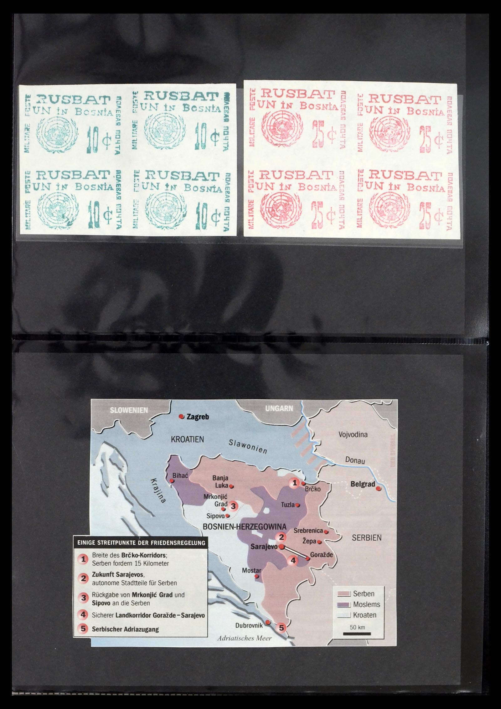 38113 0069 - Postzegelverzameling 38113 Oost Europa 1992-1996.