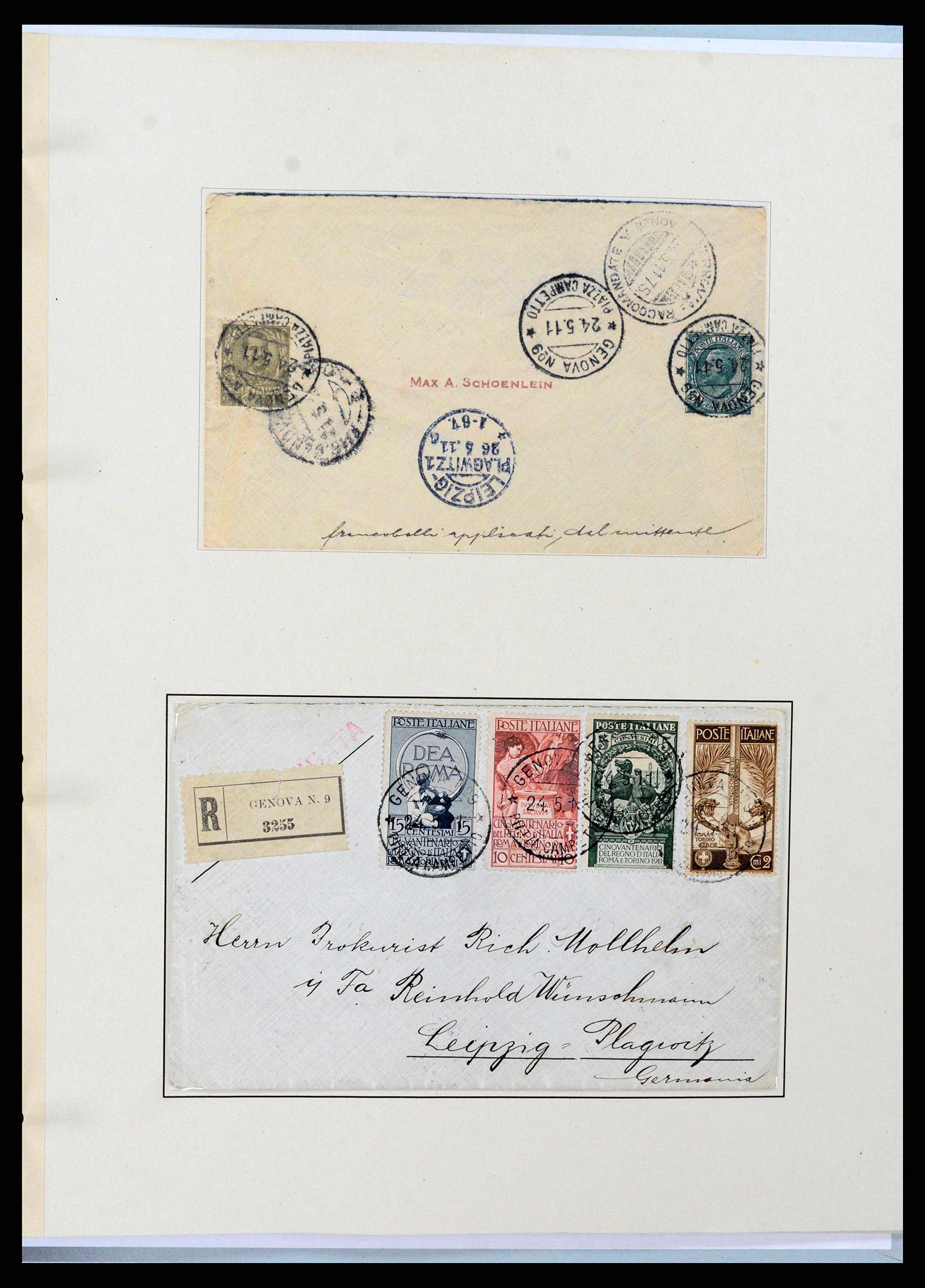 38115 0003 - Postzegelverzameling 38115 Italië 1910-1942.