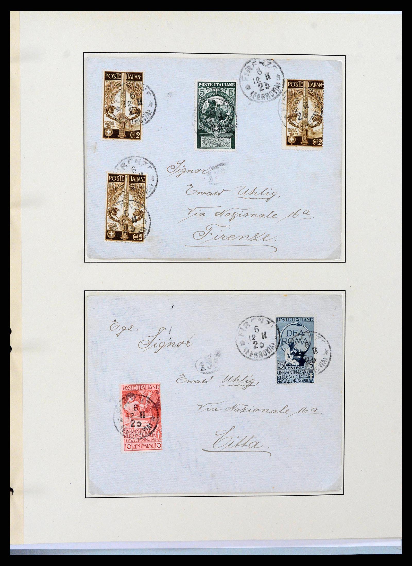 38115 0004 - Postzegelverzameling 38115 Italië 1910-1942.