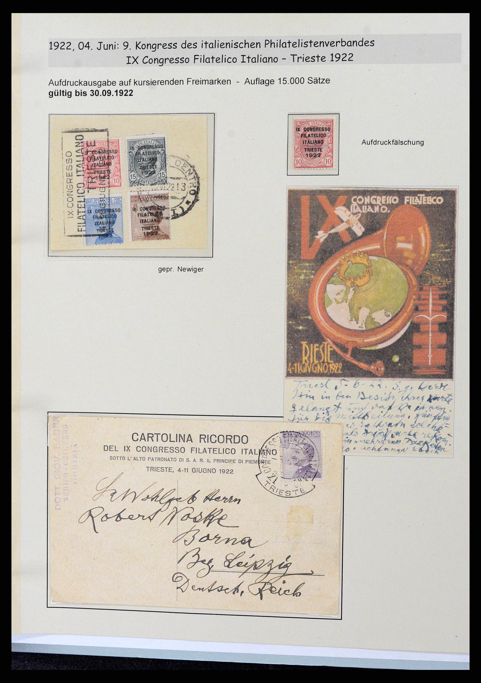 38115 0012 - Stamp collection 38115 Italy 1910-1942.