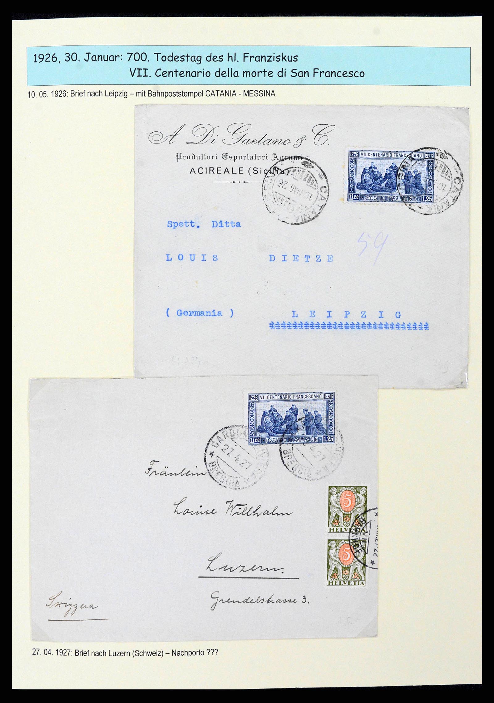 38115 0027 - Postzegelverzameling 38115 Italië 1910-1942.