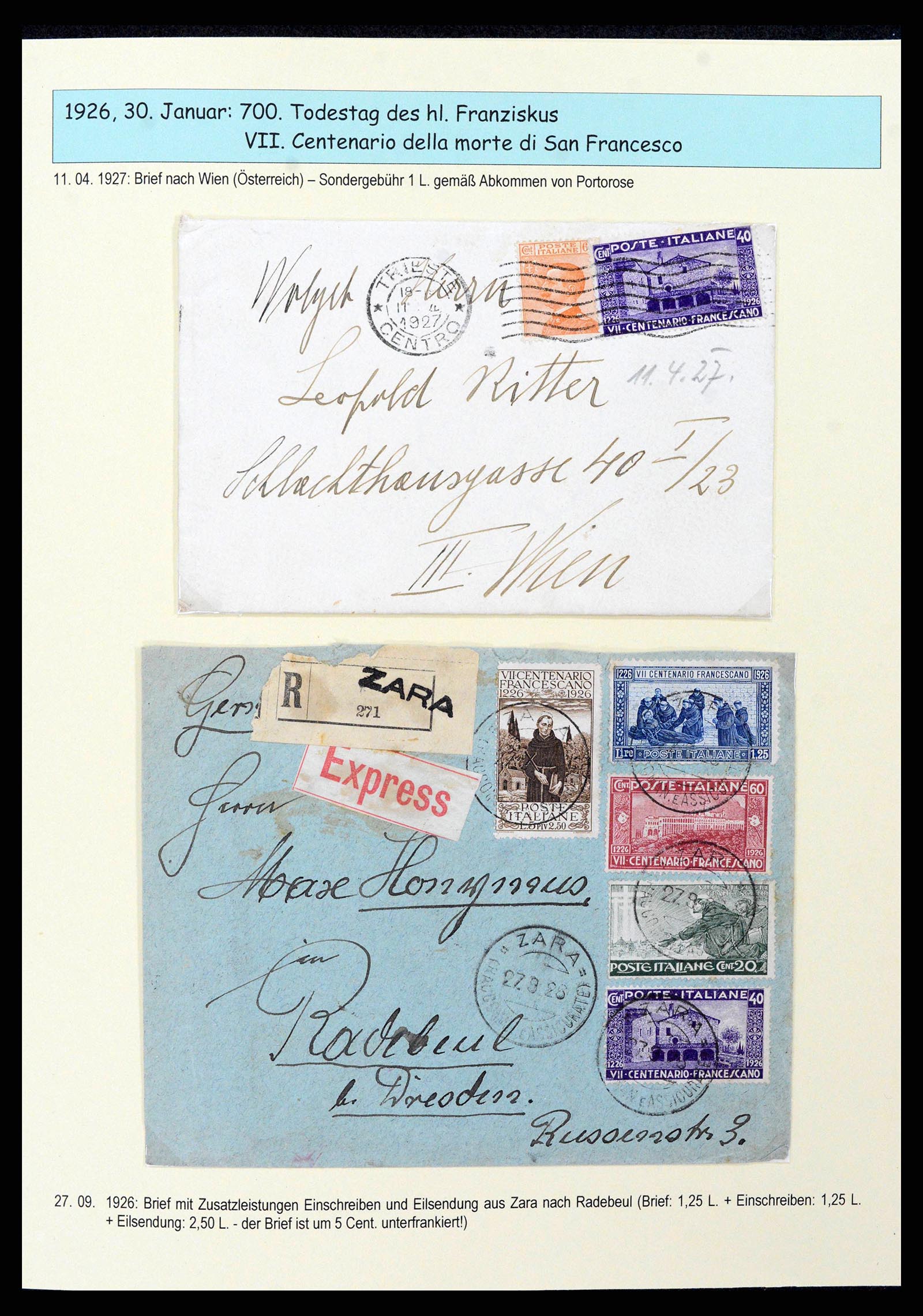 38115 0029 - Stamp collection 38115 Italy 1910-1942.