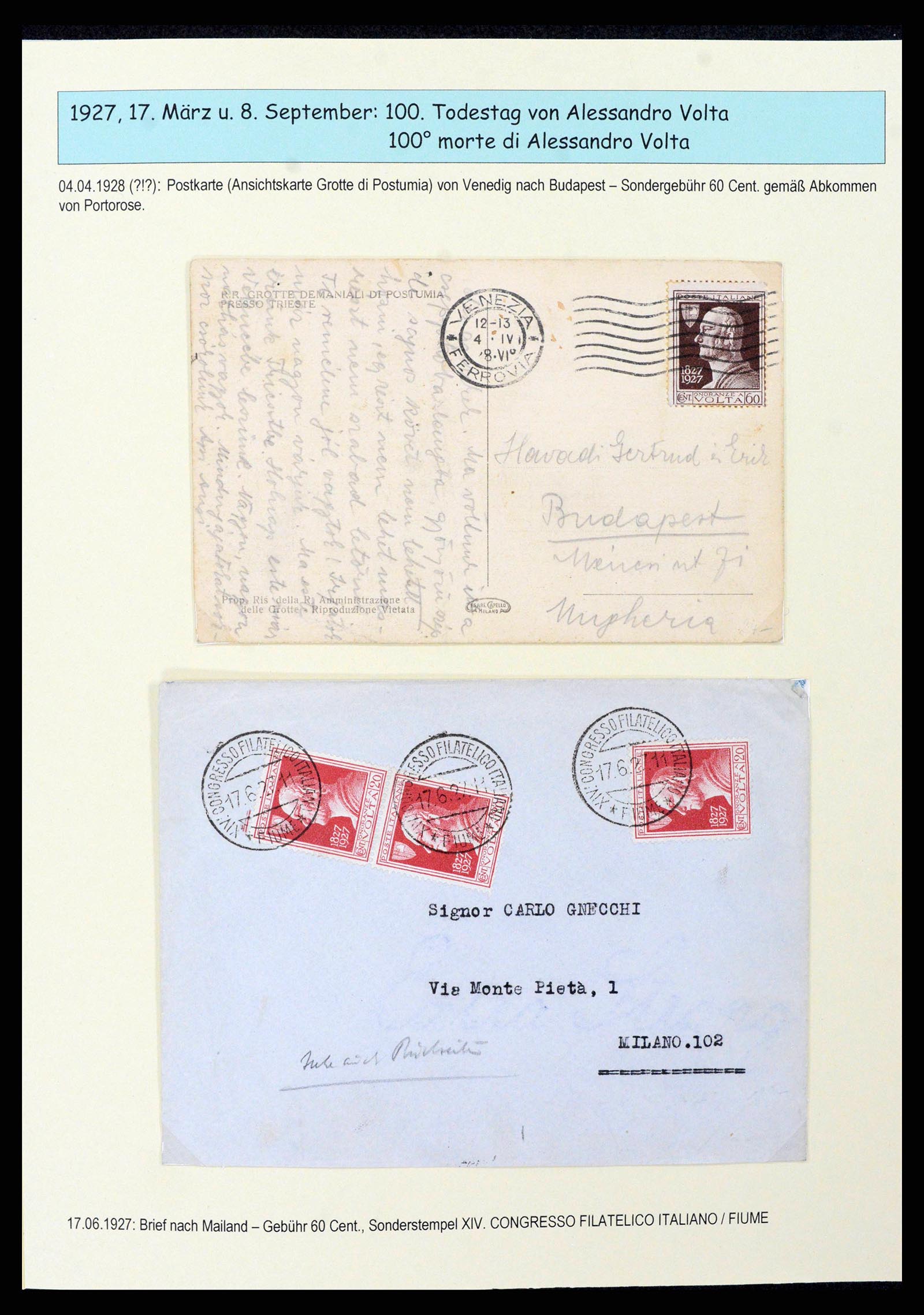 38115 0032 - Postzegelverzameling 38115 Italië 1910-1942.