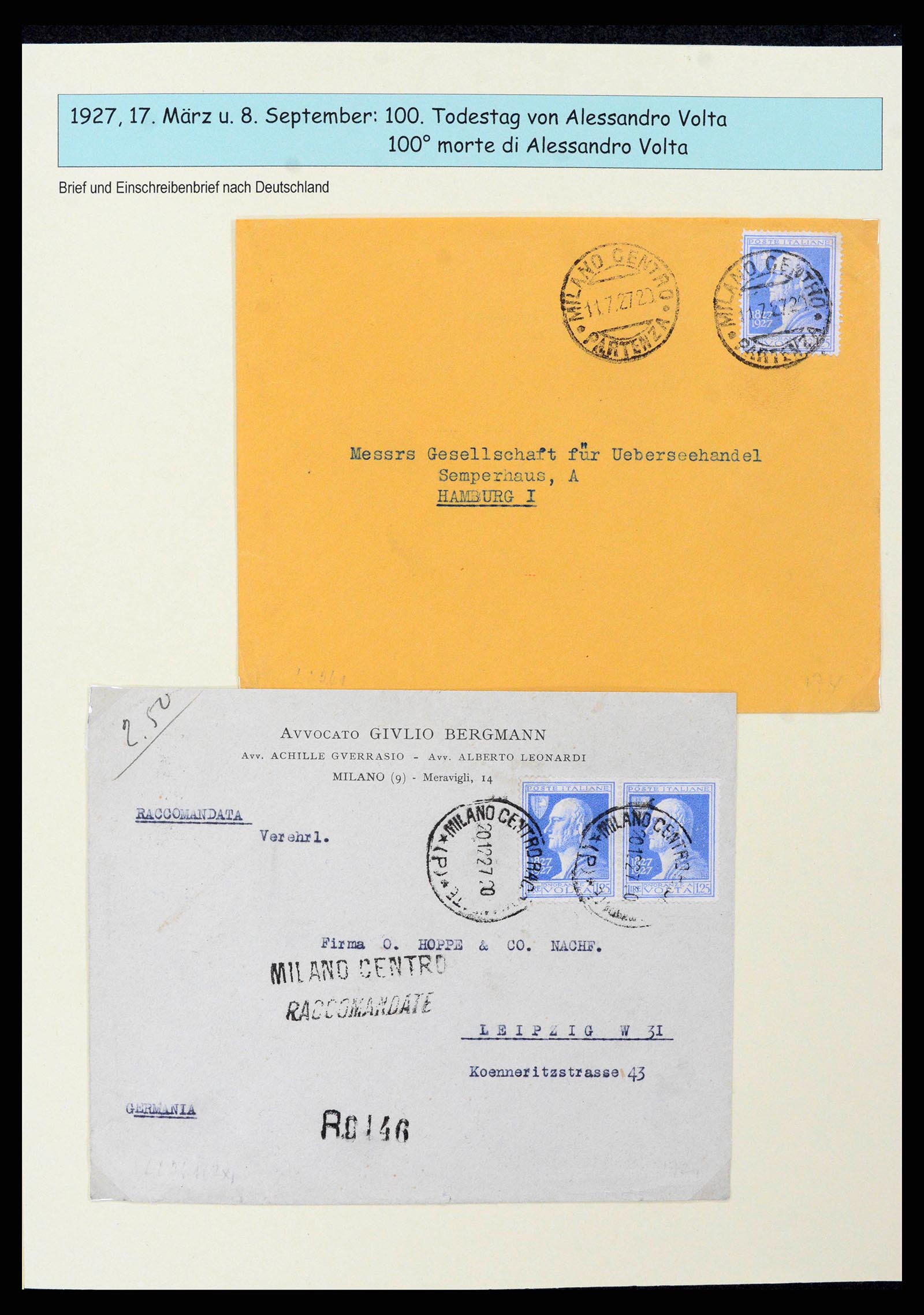 38115 0035 - Stamp collection 38115 Italy 1910-1942.