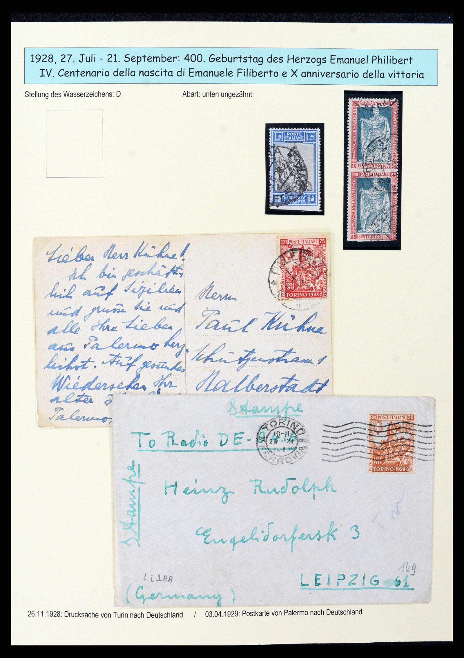 38115 0038 - Stamp collection 38115 Italy 1910-1942.