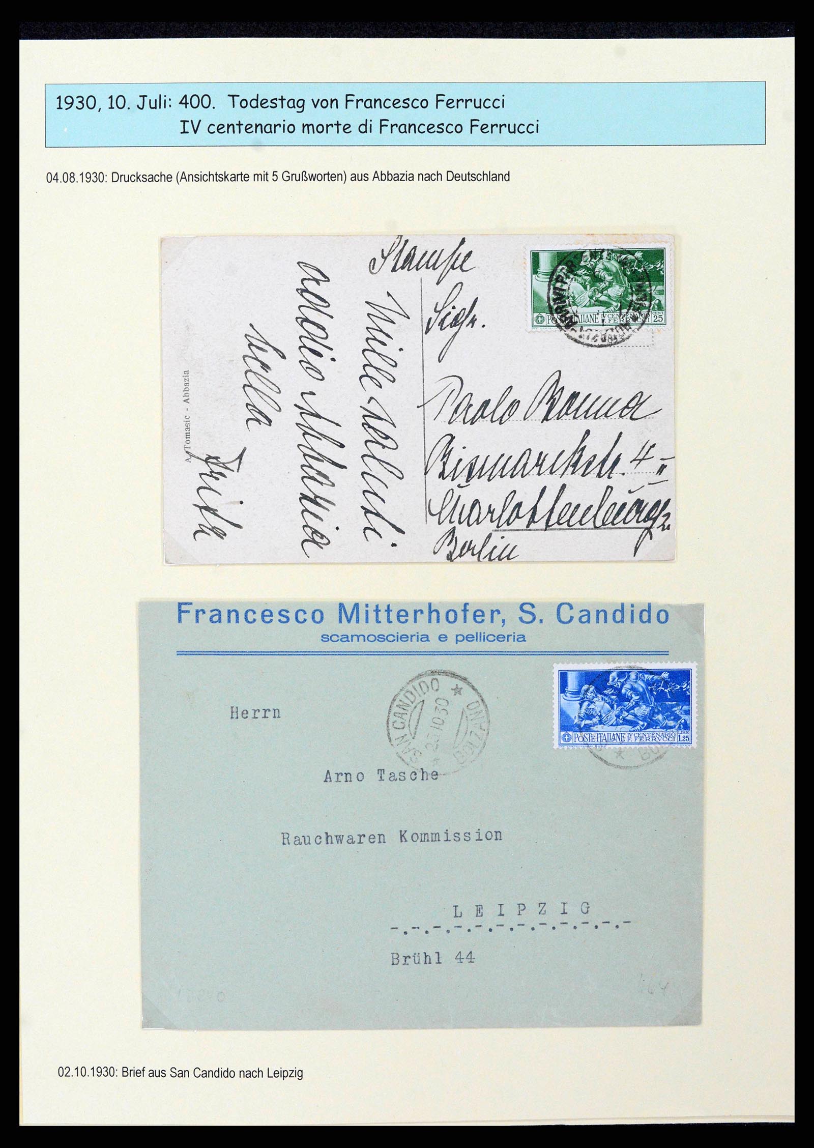 38115 0048 - Postzegelverzameling 38115 Italië 1910-1942.