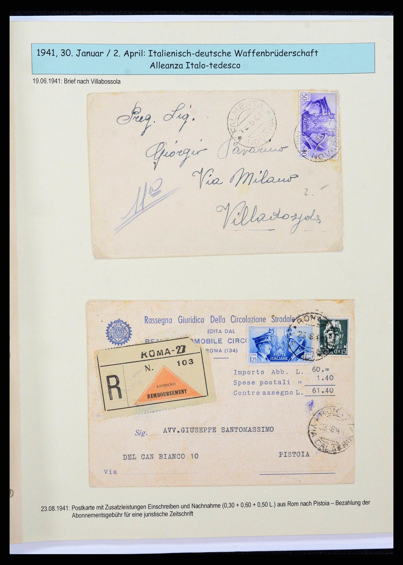 38115 0163 - Postzegelverzameling 38115 Italië 1910-1942.