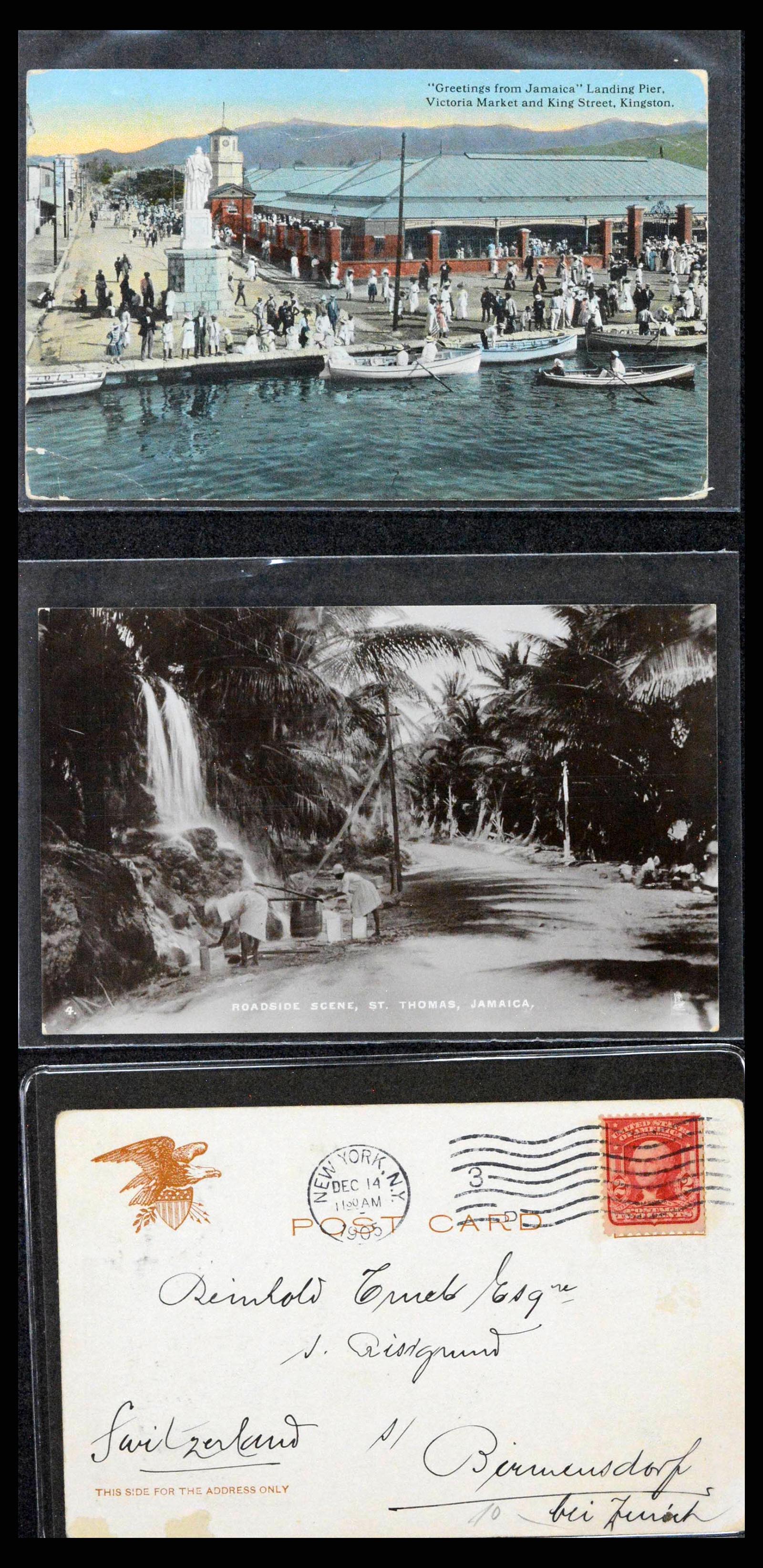 38116 0017 - Postzegelverzameling 38116 Deens West Indië.