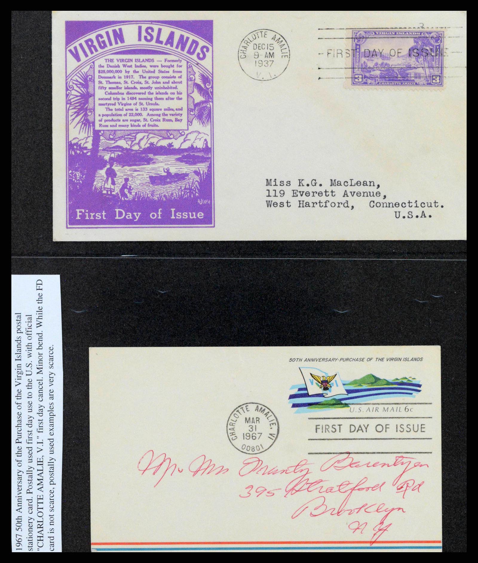 38116 0021 - Postzegelverzameling 38116 Deens West Indië.