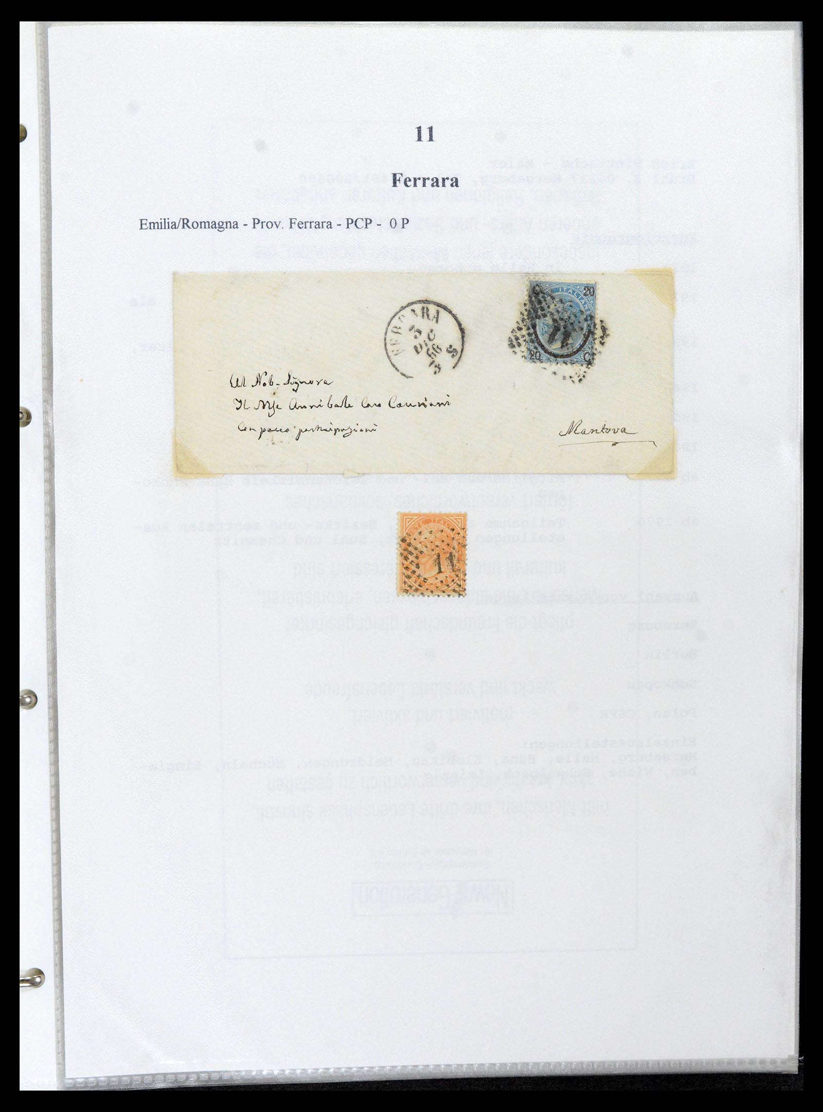 38118 0019 - Postzegelverzameling 38118 Italië nummer stempels 1866-1890.