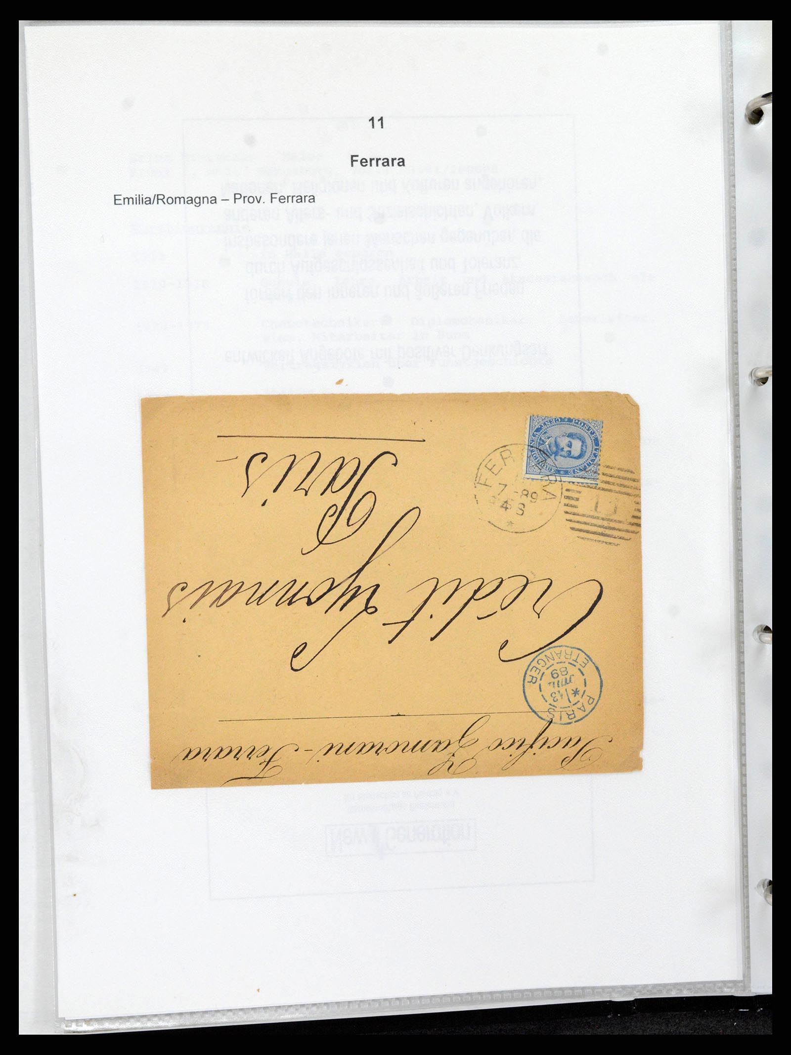 38118 0020 - Postzegelverzameling 38118 Italië nummer stempels 1866-1890.