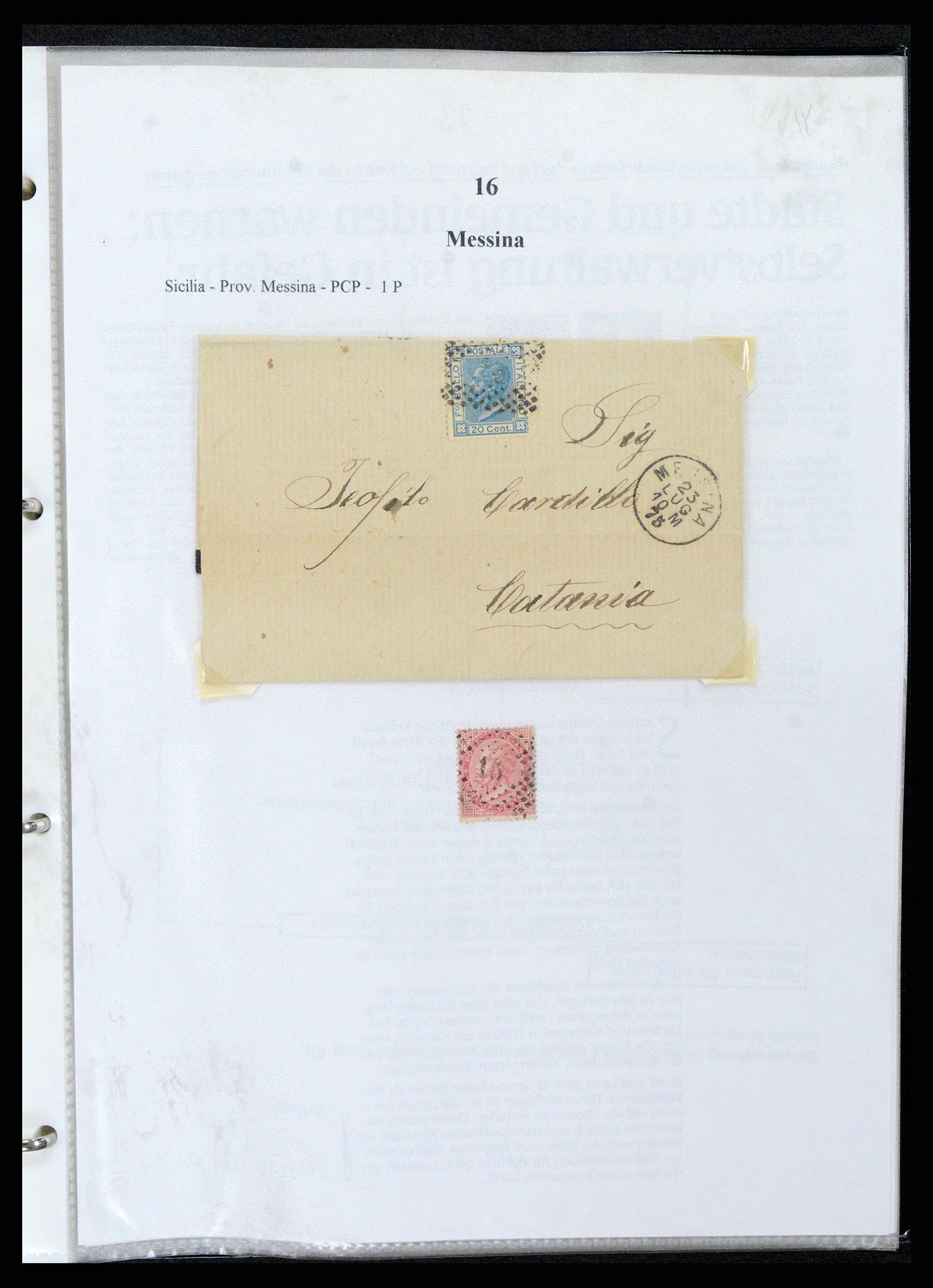 38118 0029 - Stamp collection 38118 Italy numeral cancels 1866-1890.