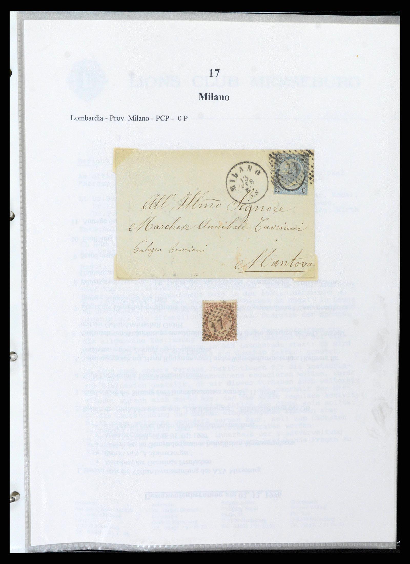 38118 0031 - Stamp collection 38118 Italy numeral cancels 1866-1890.