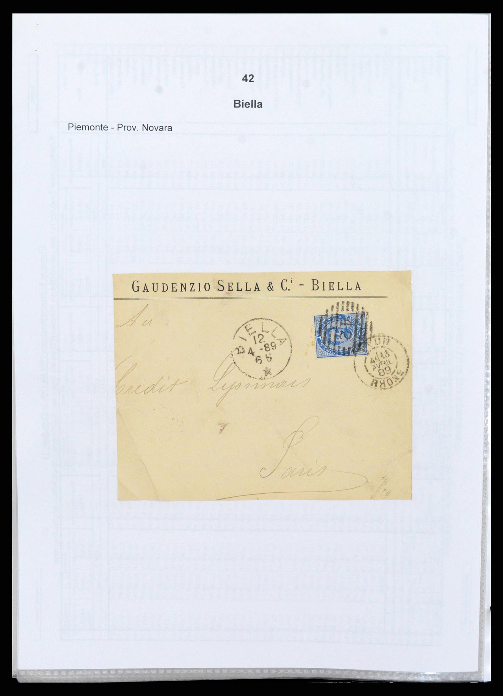 38118 0056 - Postzegelverzameling 38118 Italië nummer stempels 1866-1890.