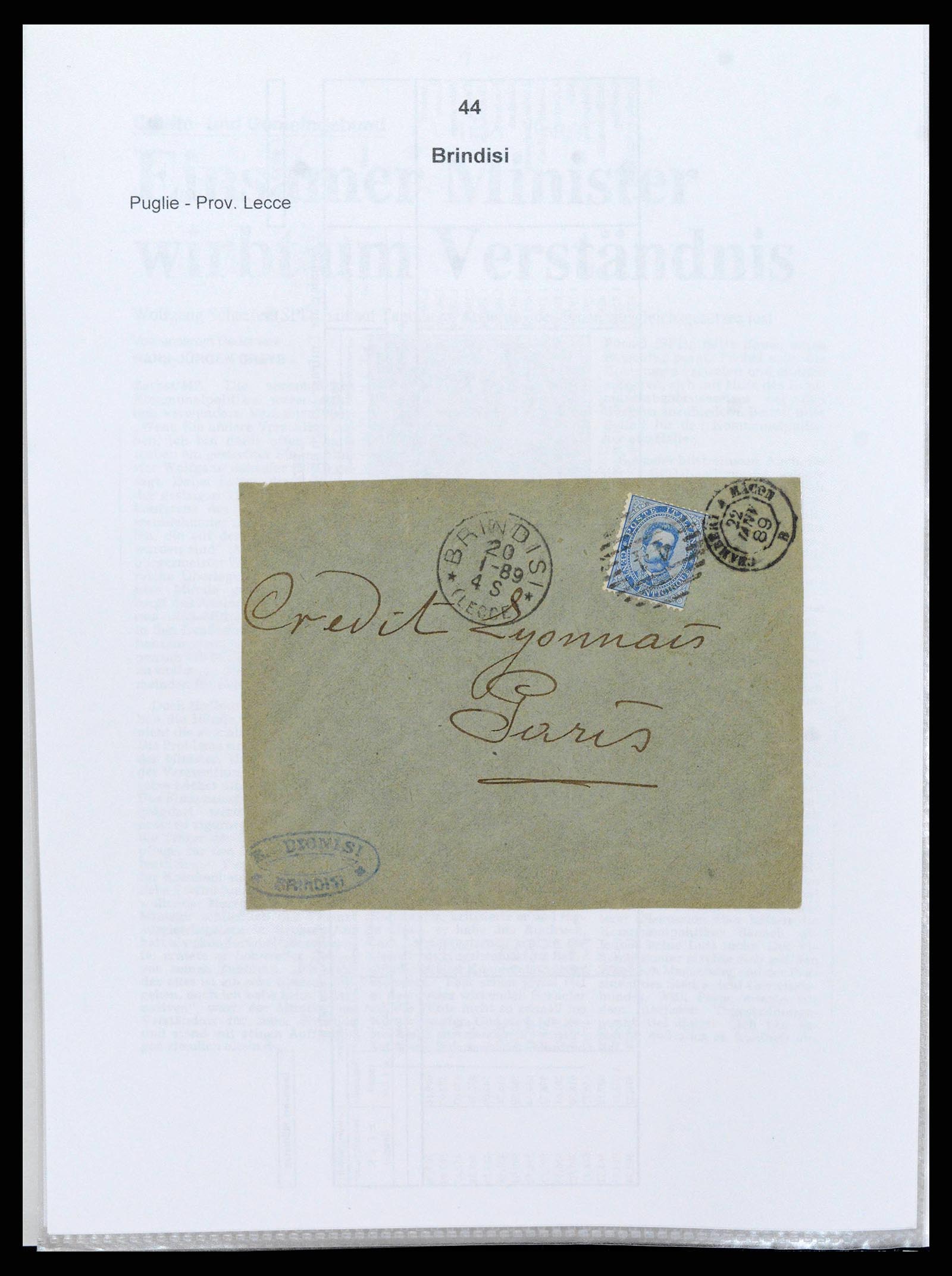 38118 0058 - Postzegelverzameling 38118 Italië nummer stempels 1866-1890.
