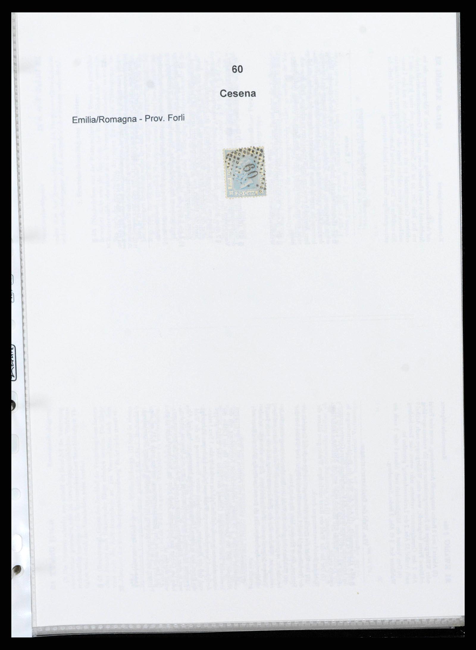 38118 0064 - Postzegelverzameling 38118 Italië nummer stempels 1866-1890.