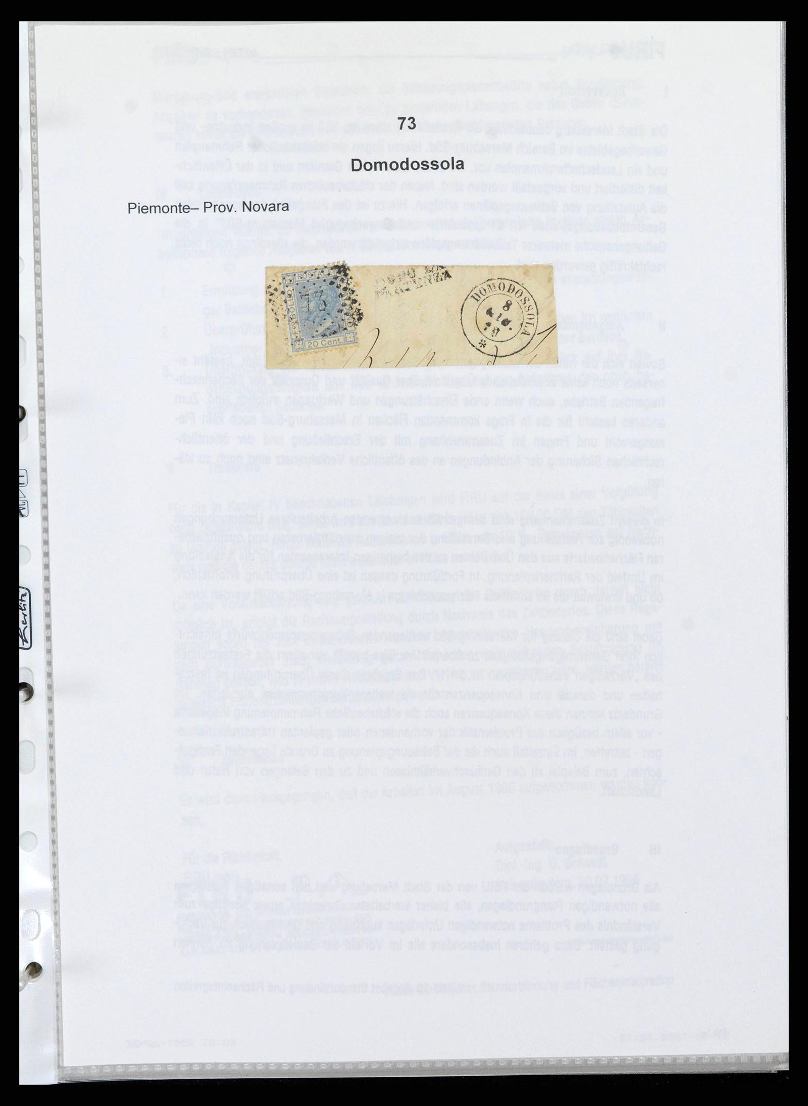 38118 0071 - Postzegelverzameling 38118 Italië nummer stempels 1866-1890.