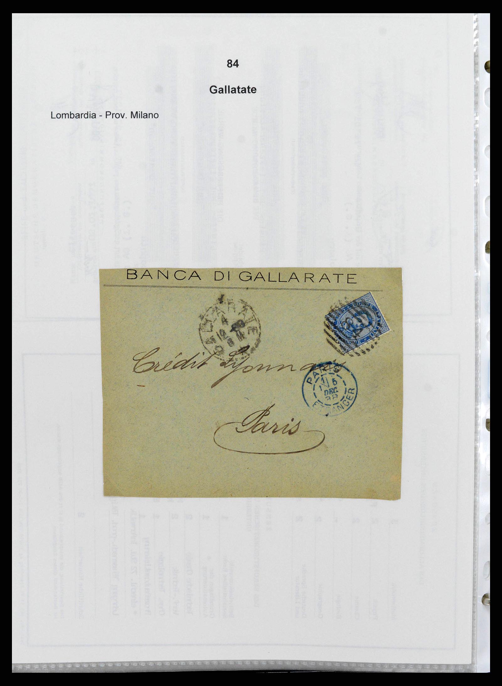 38118 0078 - Postzegelverzameling 38118 Italië nummer stempels 1866-1890.