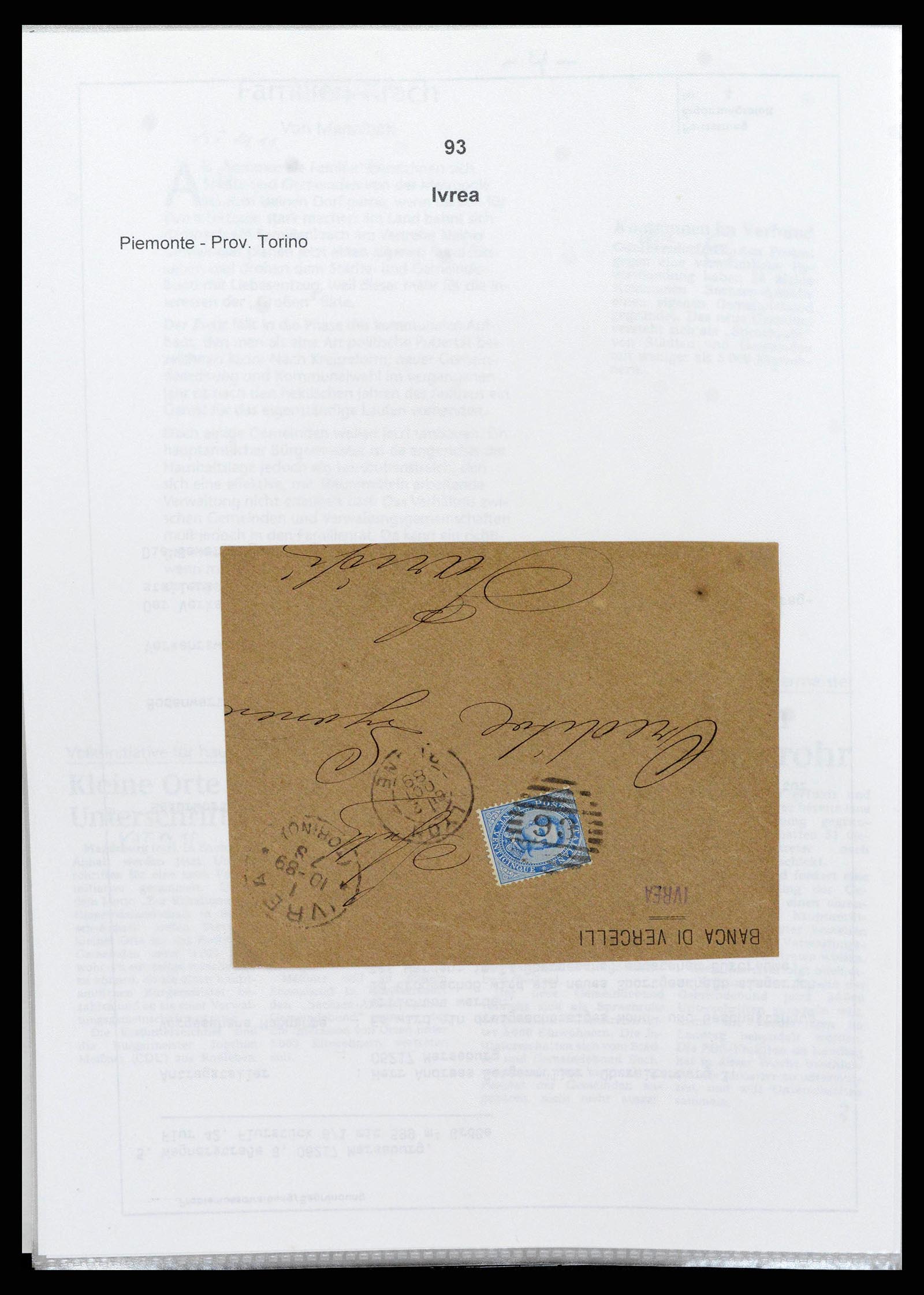 38118 0082 - Postzegelverzameling 38118 Italië nummer stempels 1866-1890.