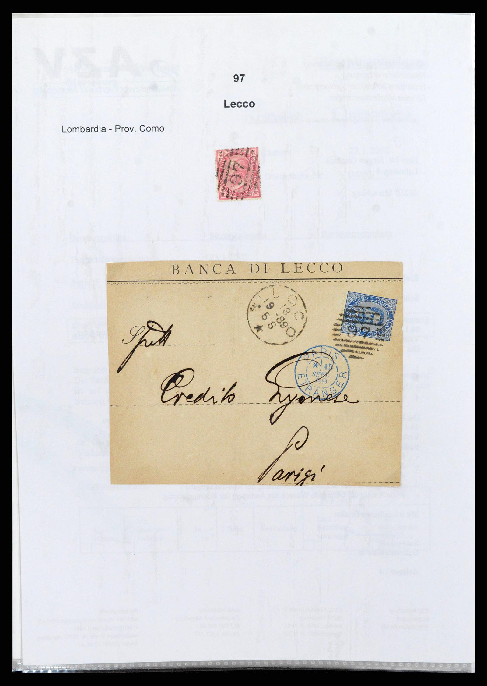 38118 0085 - Postzegelverzameling 38118 Italië nummer stempels 1866-1890.