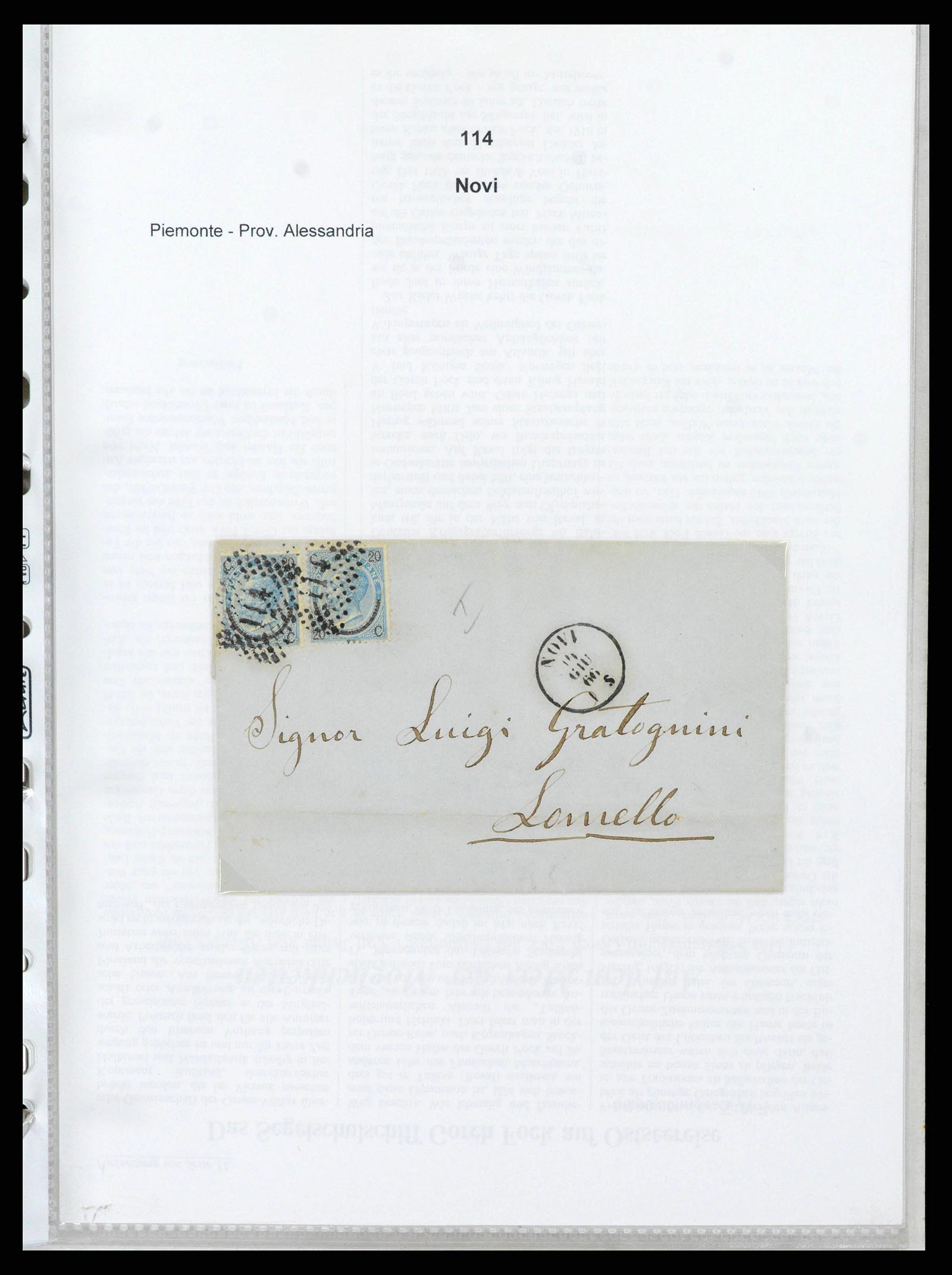 38118 0091 - Postzegelverzameling 38118 Italië nummer stempels 1866-1890.