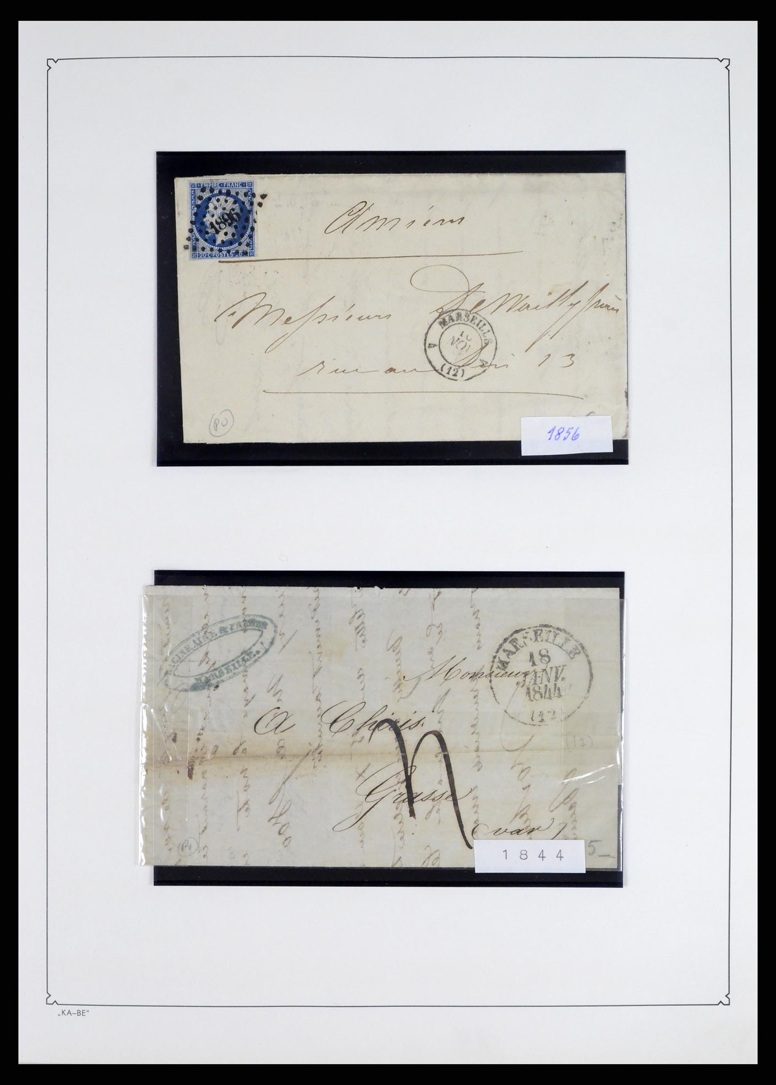 38120 0001 - Postzegelverzameling 38120 Frankrijk 1849-1991.