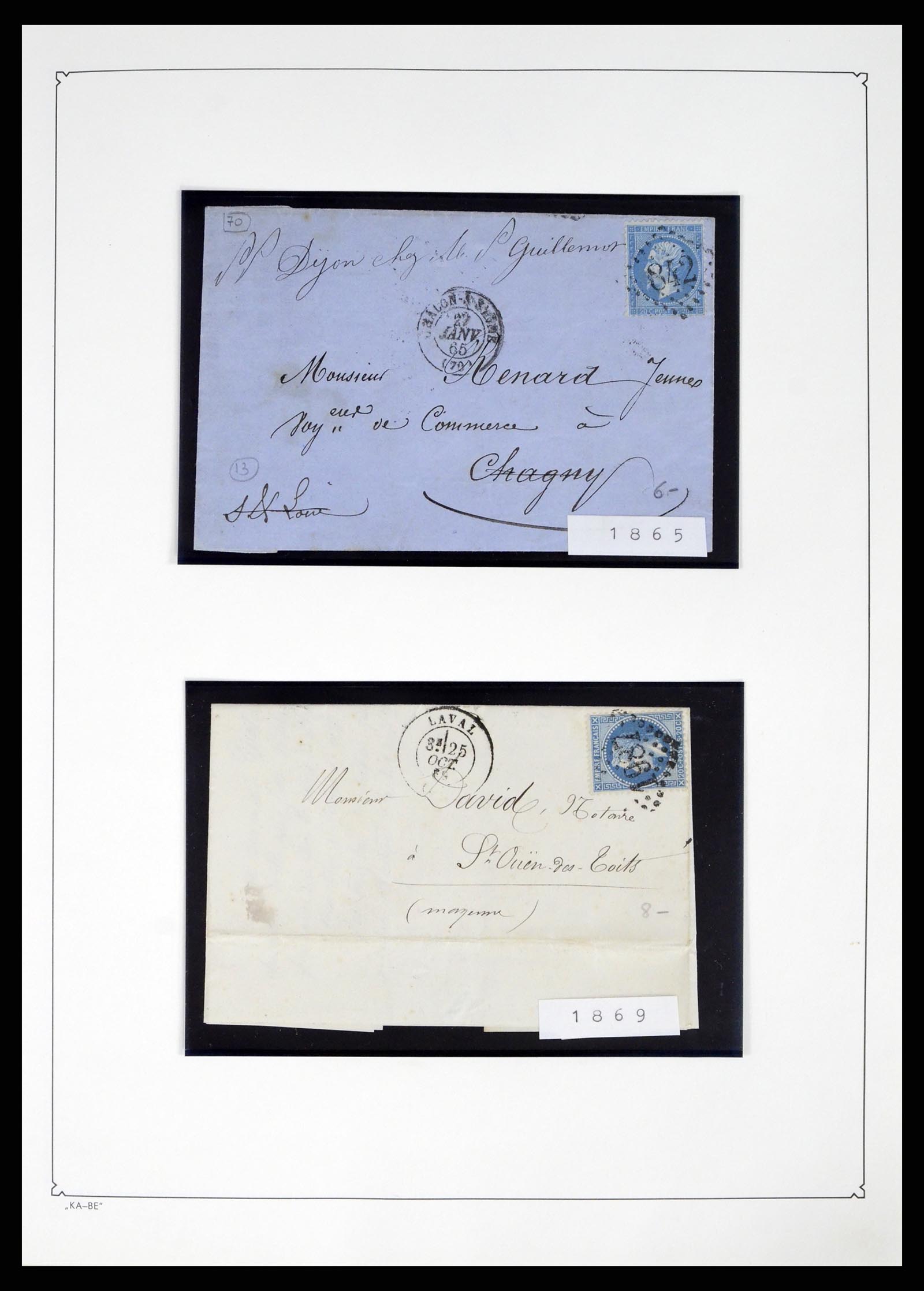 38120 0002 - Postzegelverzameling 38120 Frankrijk 1849-1991.