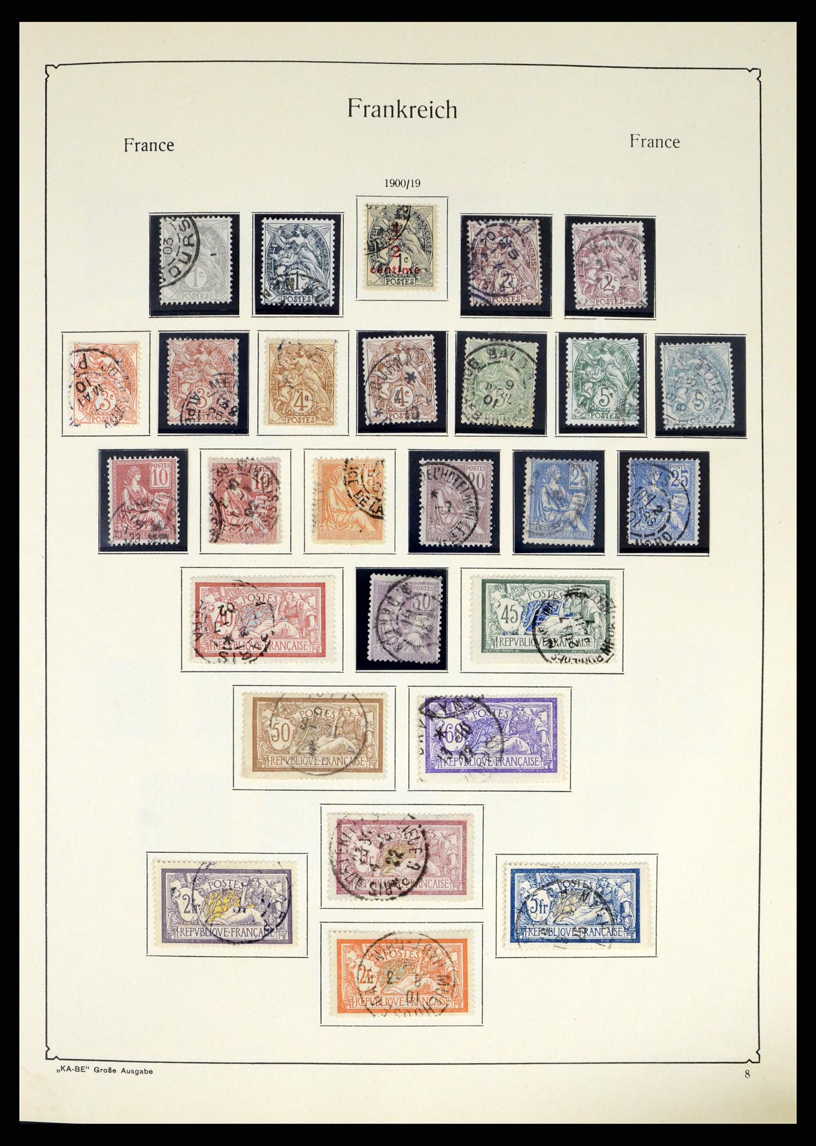 38120 0011 - Postzegelverzameling 38120 Frankrijk 1849-1991.